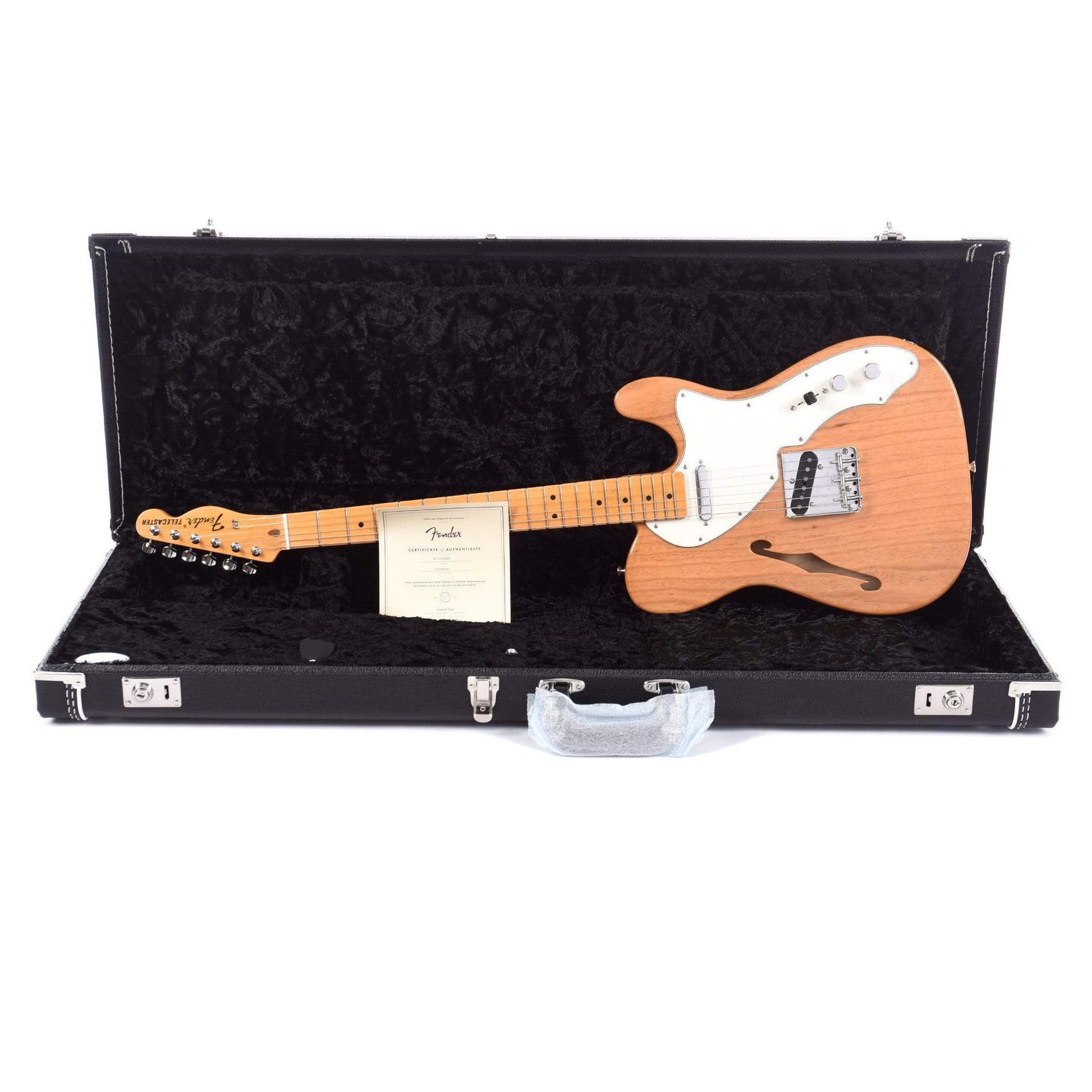 Fender American Original '60s Telecaster Thinline Aged Natural Electric Guitars / Semi-Hollow