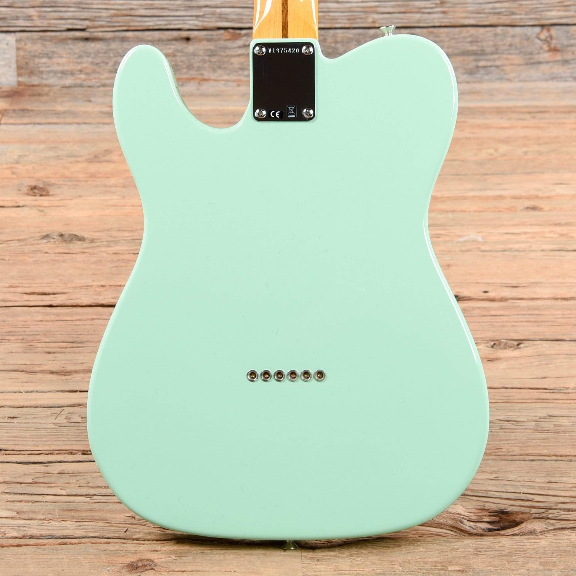 Fender American Original '60s Telecaster Thinline Sea Foam Green Electric Guitars / Semi-Hollow