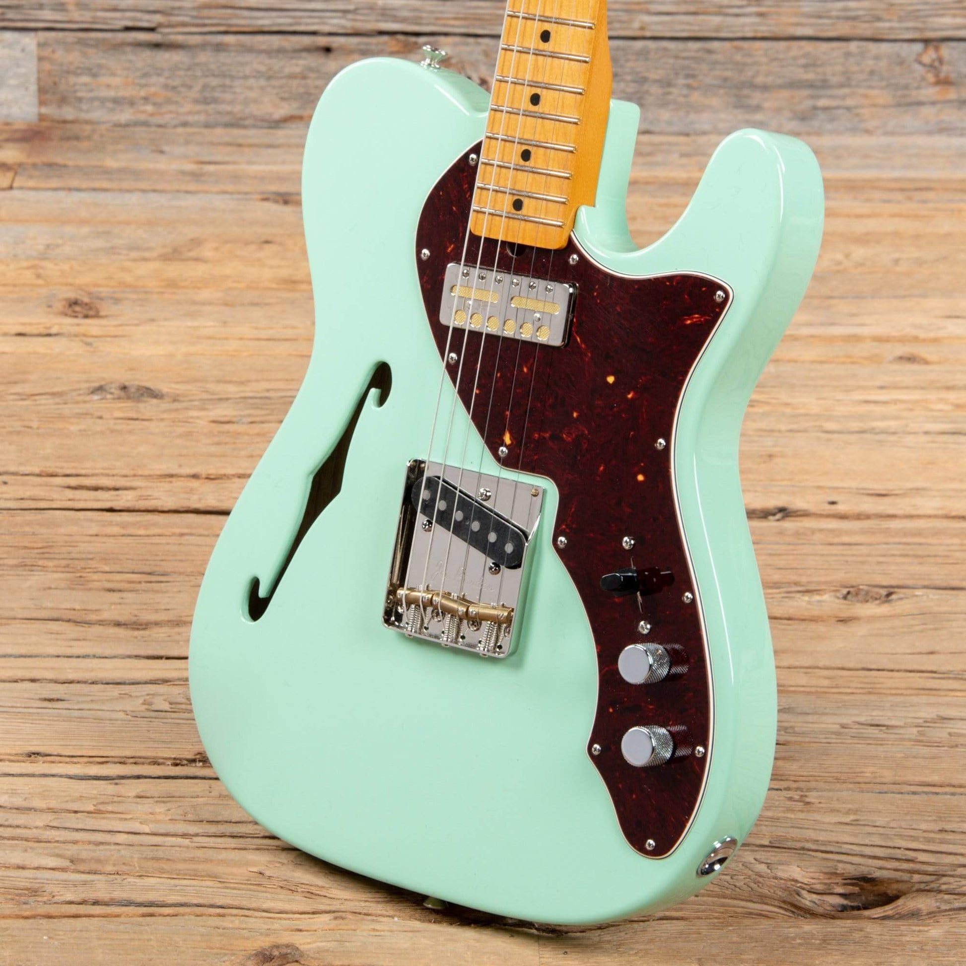 Fender American Original '60s Telecaster Thinline Surf Green 2019 Electric Guitars / Semi-Hollow