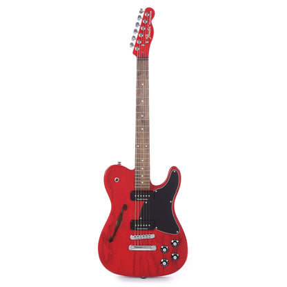 Fender Artist Jim Adkins JA-90 Telecaster Thinline Crimson Red Transparent Electric Guitars / Semi-Hollow