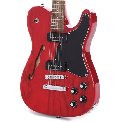 Fender Artist Jim Adkins JA-90 Telecaster Thinline Crimson Red Transparent Electric Guitars / Semi-Hollow