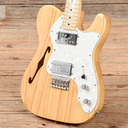 Fender Classic Series '72 Telecaster Thinline Natural Electric Guitars / Semi-Hollow