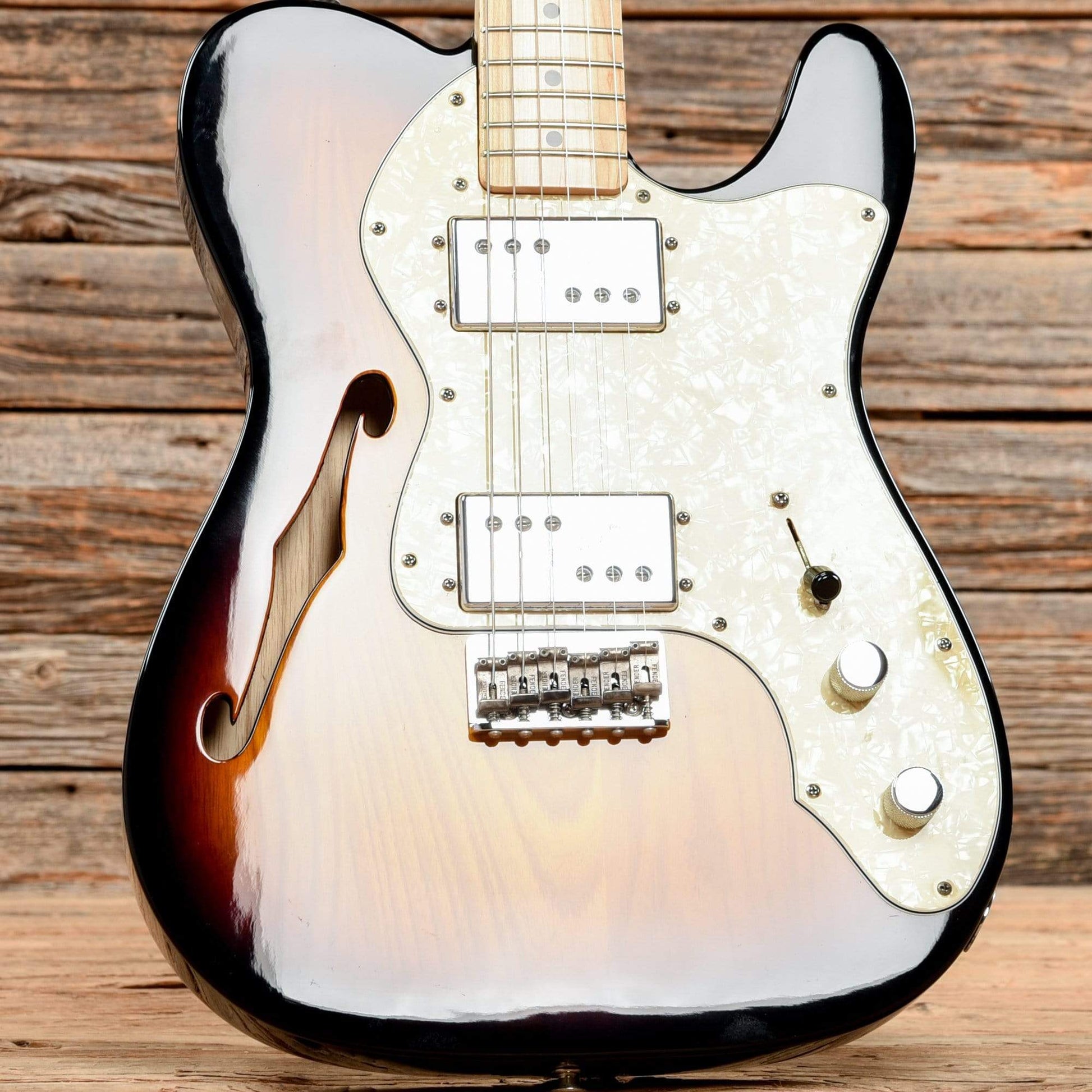 Fender Classic Series '72 Telecaster Thinline Sunburst 2007 Electric Guitars / Semi-Hollow