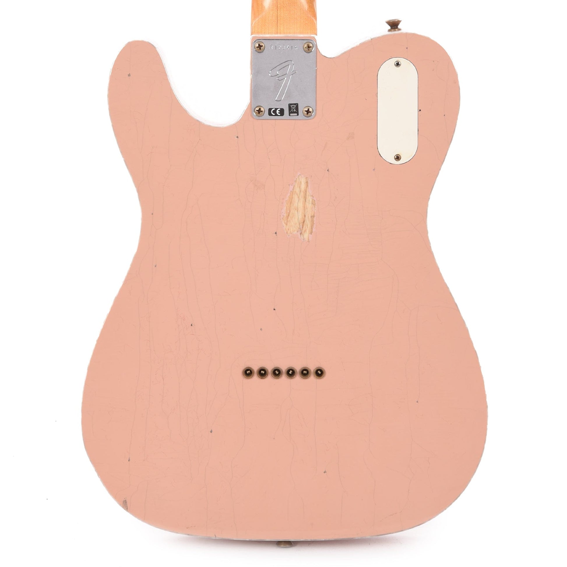 Fender Custom Shop 1972 Thinline Deluxe Relic Ash Dirty Shell Pink w/Novak Widerange Humbuckers Electric Guitars / Semi-Hollow