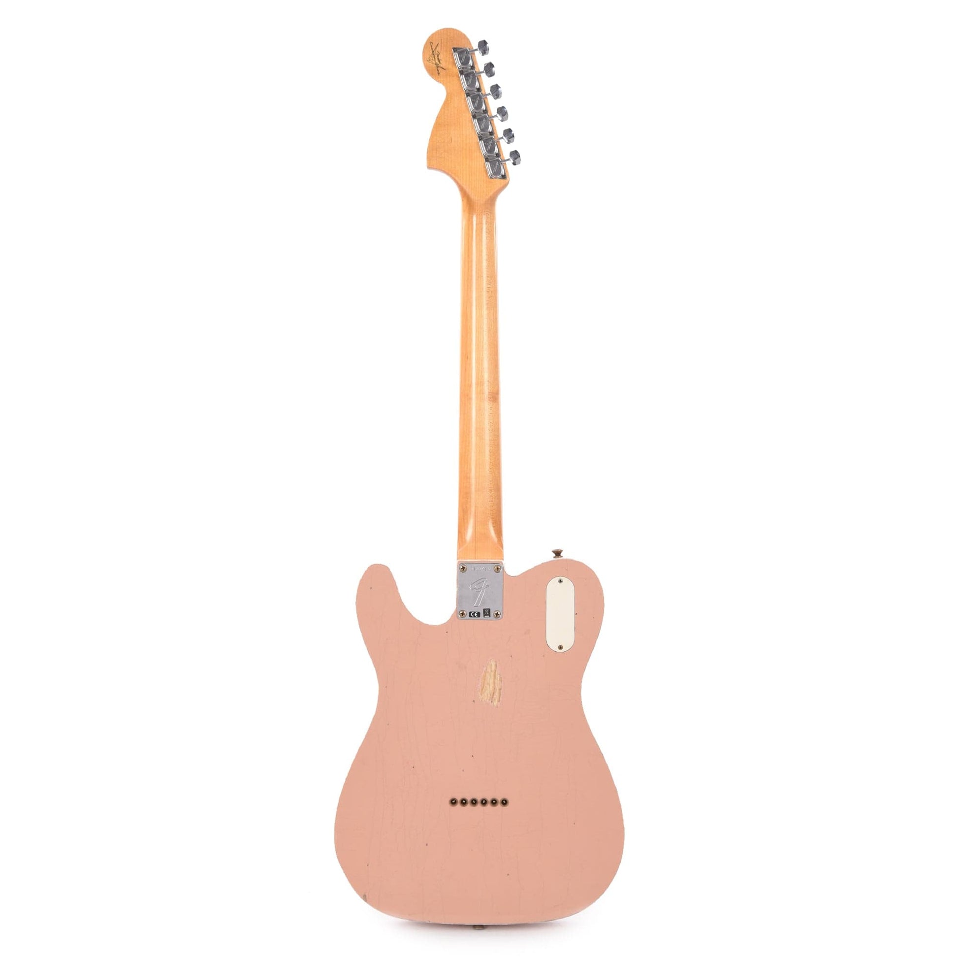 Fender Custom Shop 1972 Thinline Deluxe Relic Ash Dirty Shell Pink w/Novak Widerange Humbuckers Electric Guitars / Semi-Hollow