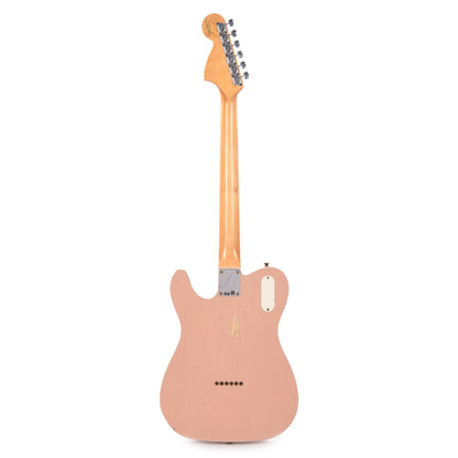 Fender Custom Shop 1972 Thinline Deluxe Relic Ash Dirty Shell Pink w/Novak Widerange Humbuckers Electric Guitars / Semi-Hollow