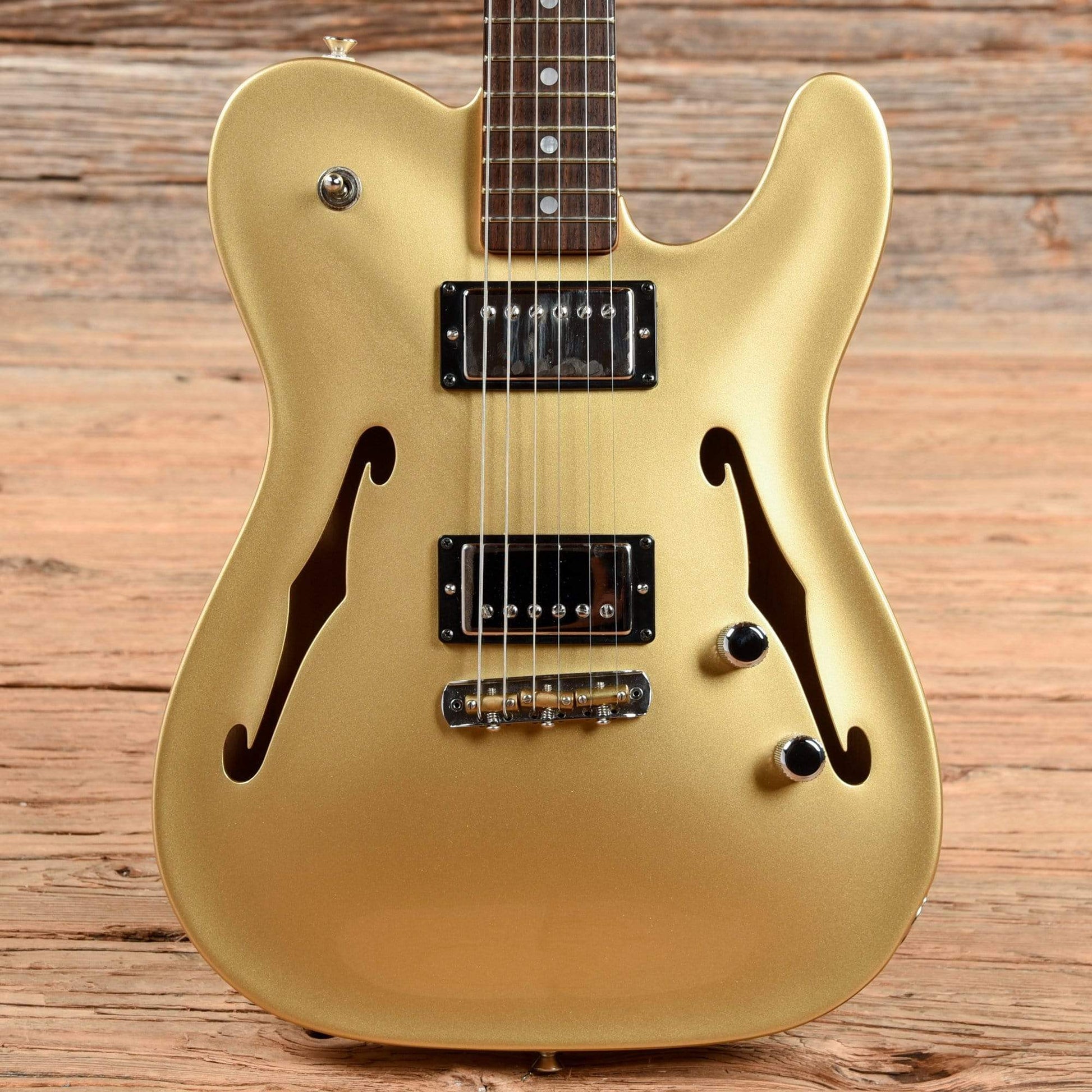 Fender Custom Shop Carved Top Telecaster Paul Waller Masterbuilt Shoreline Gold 2014 Electric Guitars / Semi-Hollow