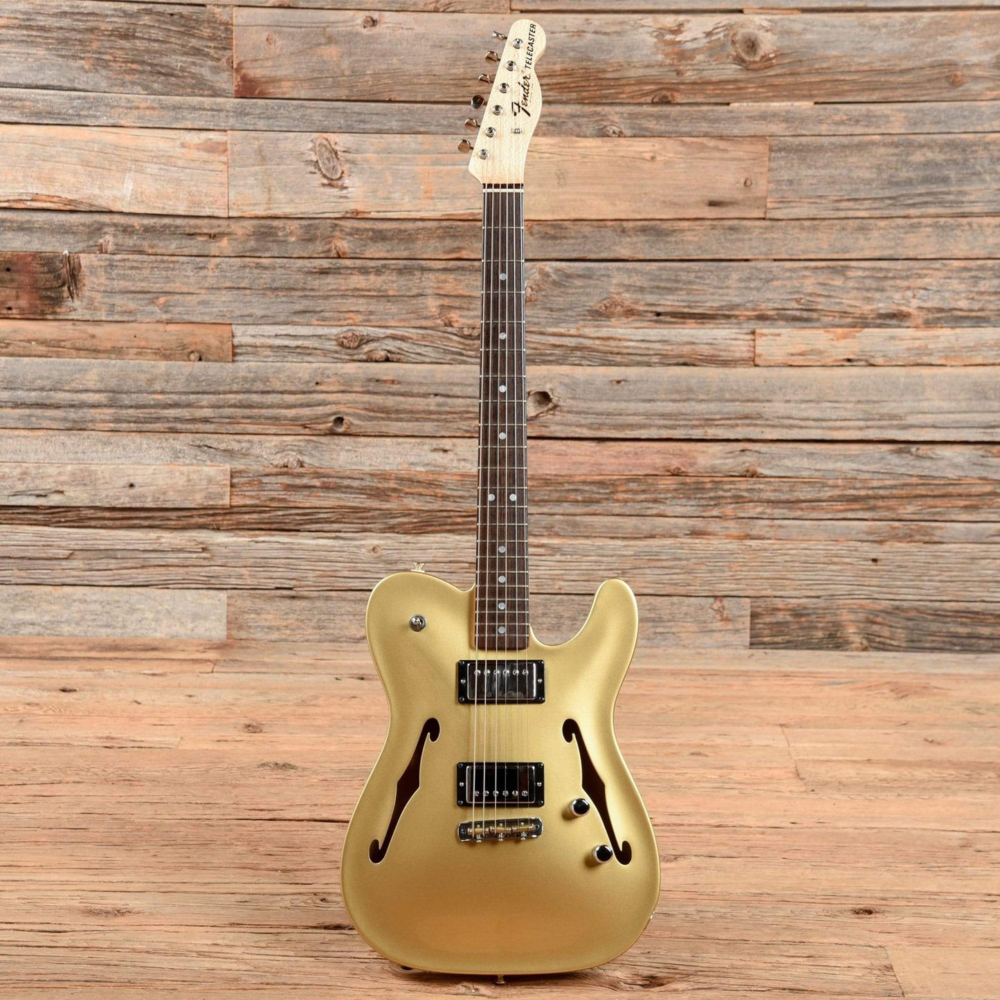 Fender Custom Shop Carved Top Telecaster Paul Waller Masterbuilt Shoreline Gold 2014 Electric Guitars / Semi-Hollow