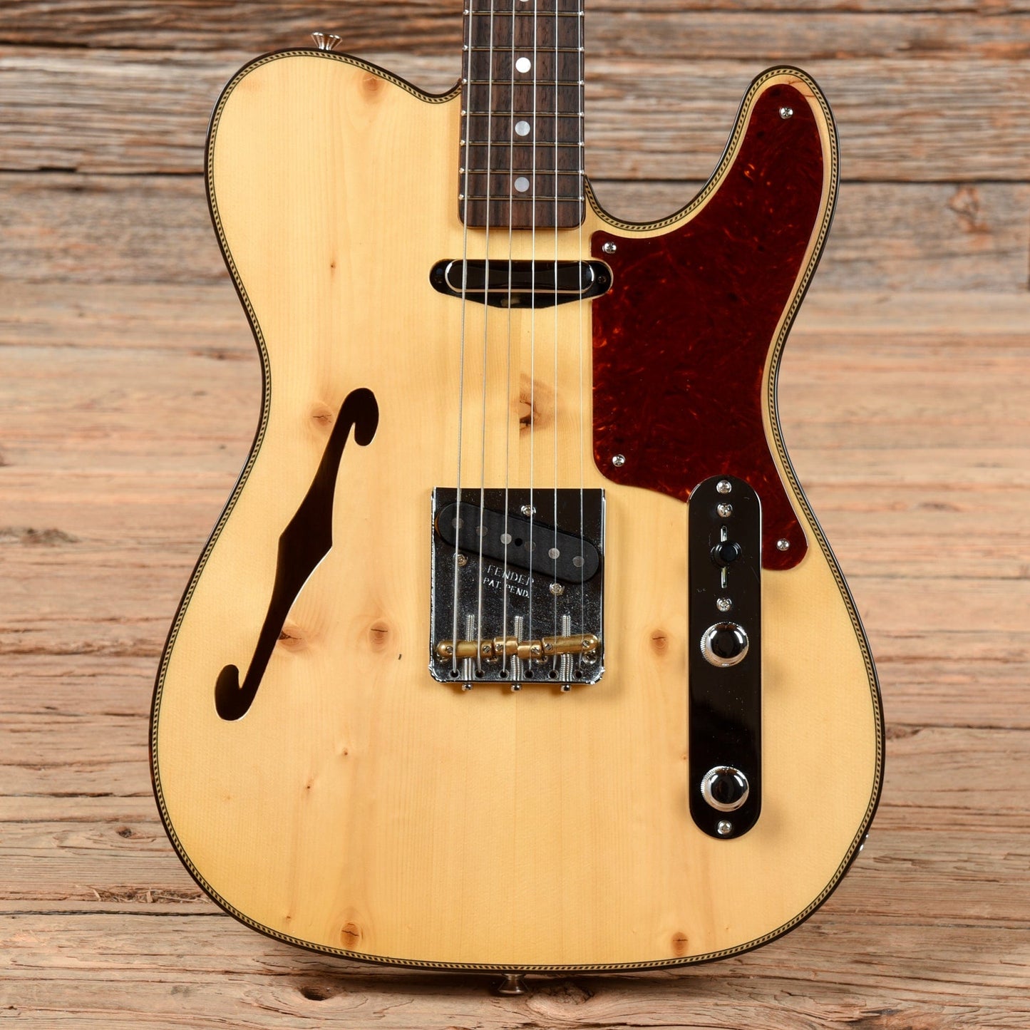 Fender Custom Shop Knotty Pine Telecaster Thinline Natural 2021 Electric Guitars / Semi-Hollow