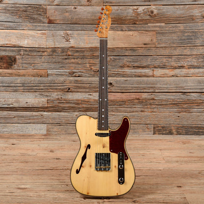 Fender Custom Shop Knotty Pine Telecaster Thinline Natural 2021 Electric Guitars / Semi-Hollow