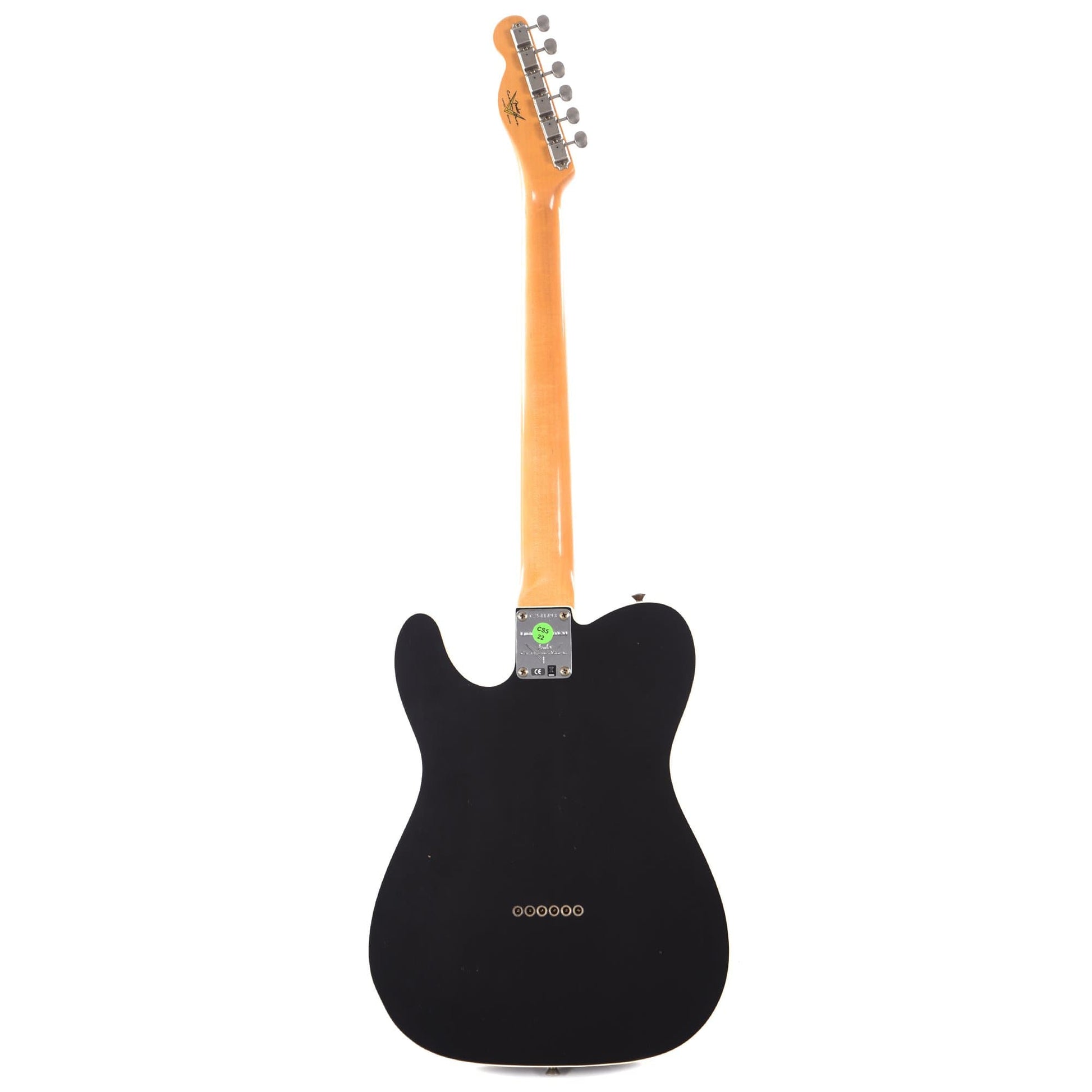 Fender Custom Shop Limited Edition '60s Telecaster Thinline Custom Journeyman Aged Black Electric Guitars / Semi-Hollow