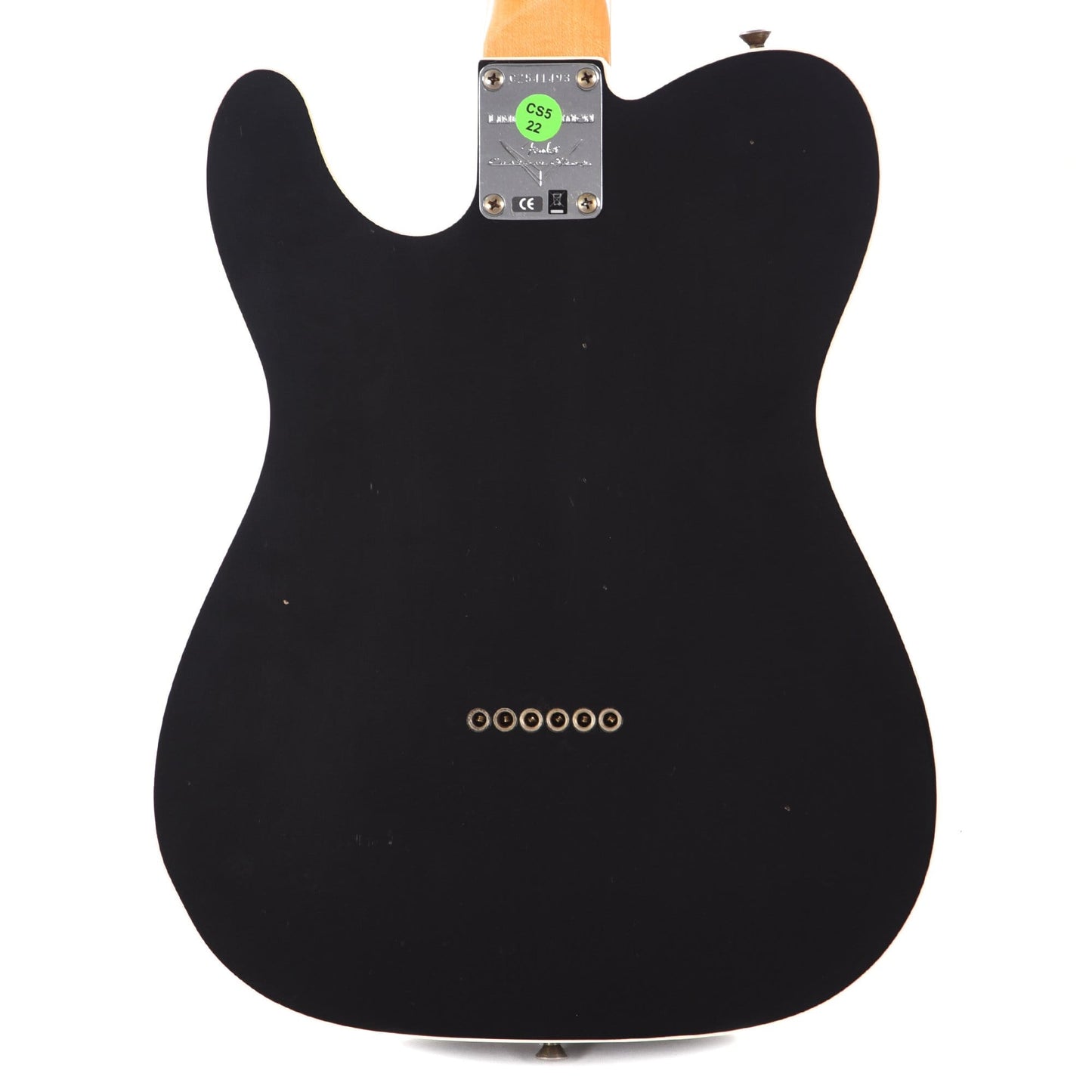 Fender Custom Shop Limited Edition '60s Telecaster Thinline Custom Journeyman Aged Black Electric Guitars / Semi-Hollow