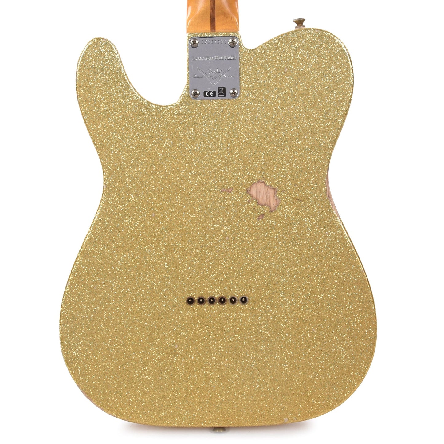 Fender Custom Shop Limited Edition Caballo Tono Ligero Relic Aged Gold Sparkle Electric Guitars / Semi-Hollow