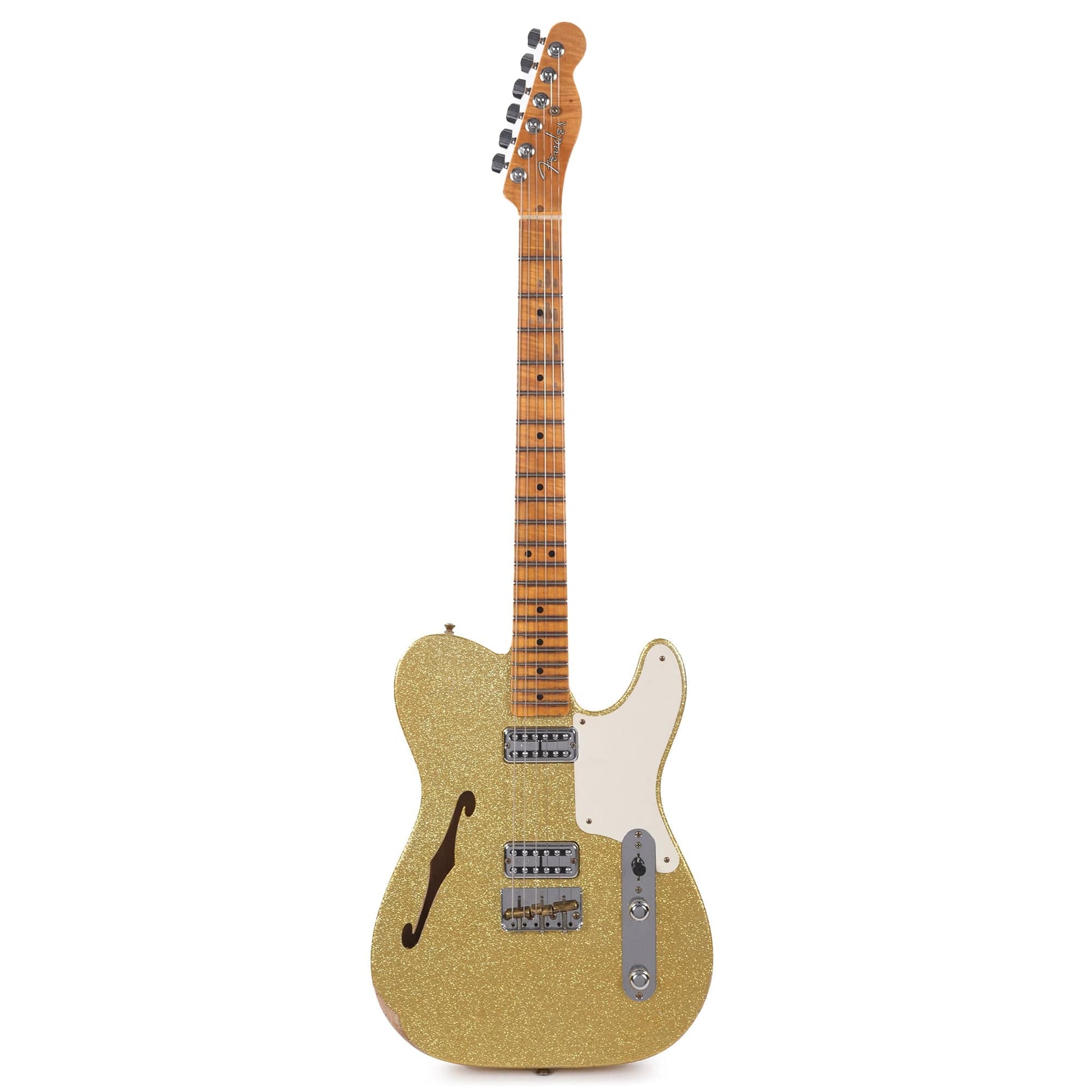 Fender Custom Shop Limited Edition Caballo Tono Ligero Relic Aged Gold Sparkle Electric Guitars / Semi-Hollow