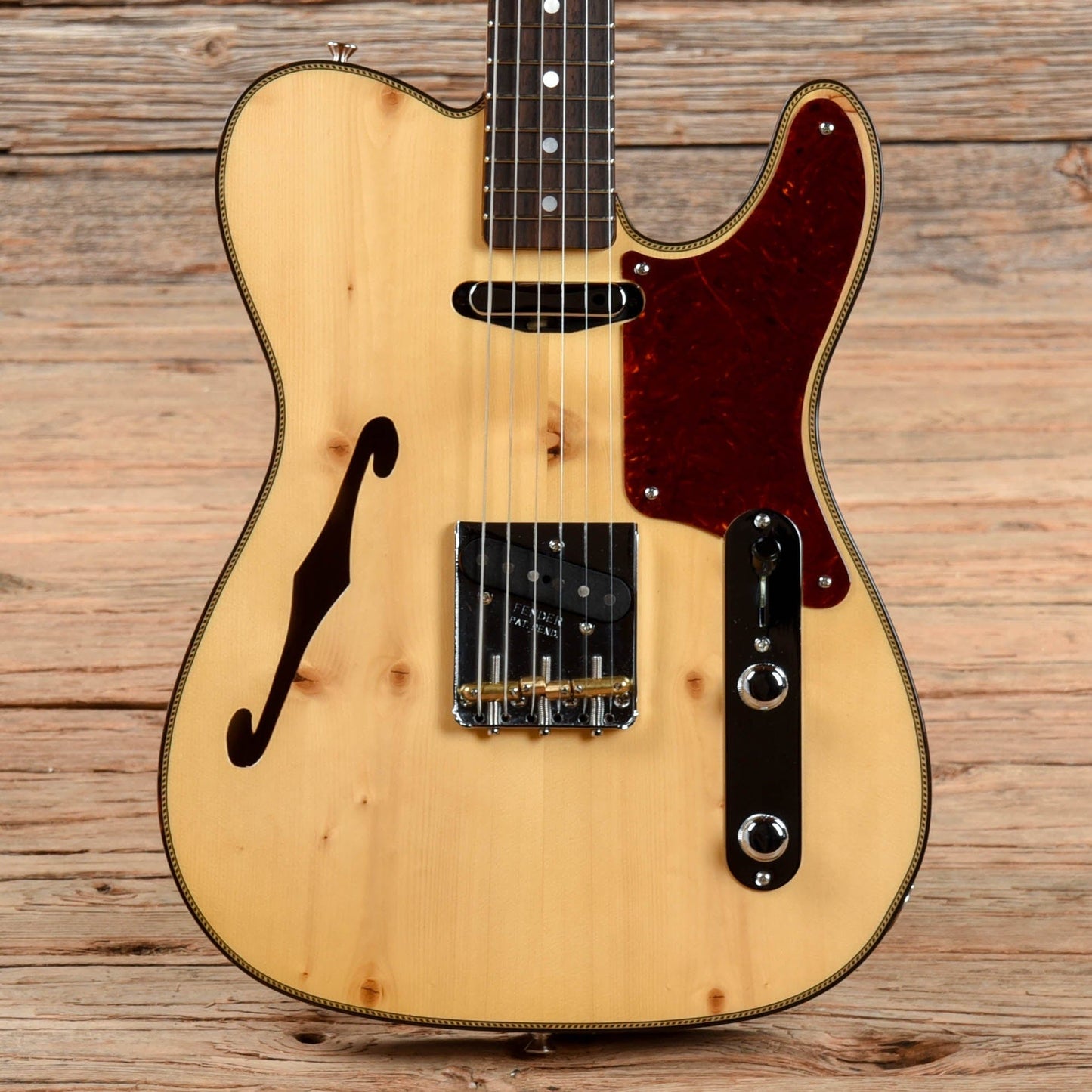 Fender Custom Shop Limited Edition Knotty Pine Tele Thinline NOS Natural 2021 Electric Guitars / Semi-Hollow