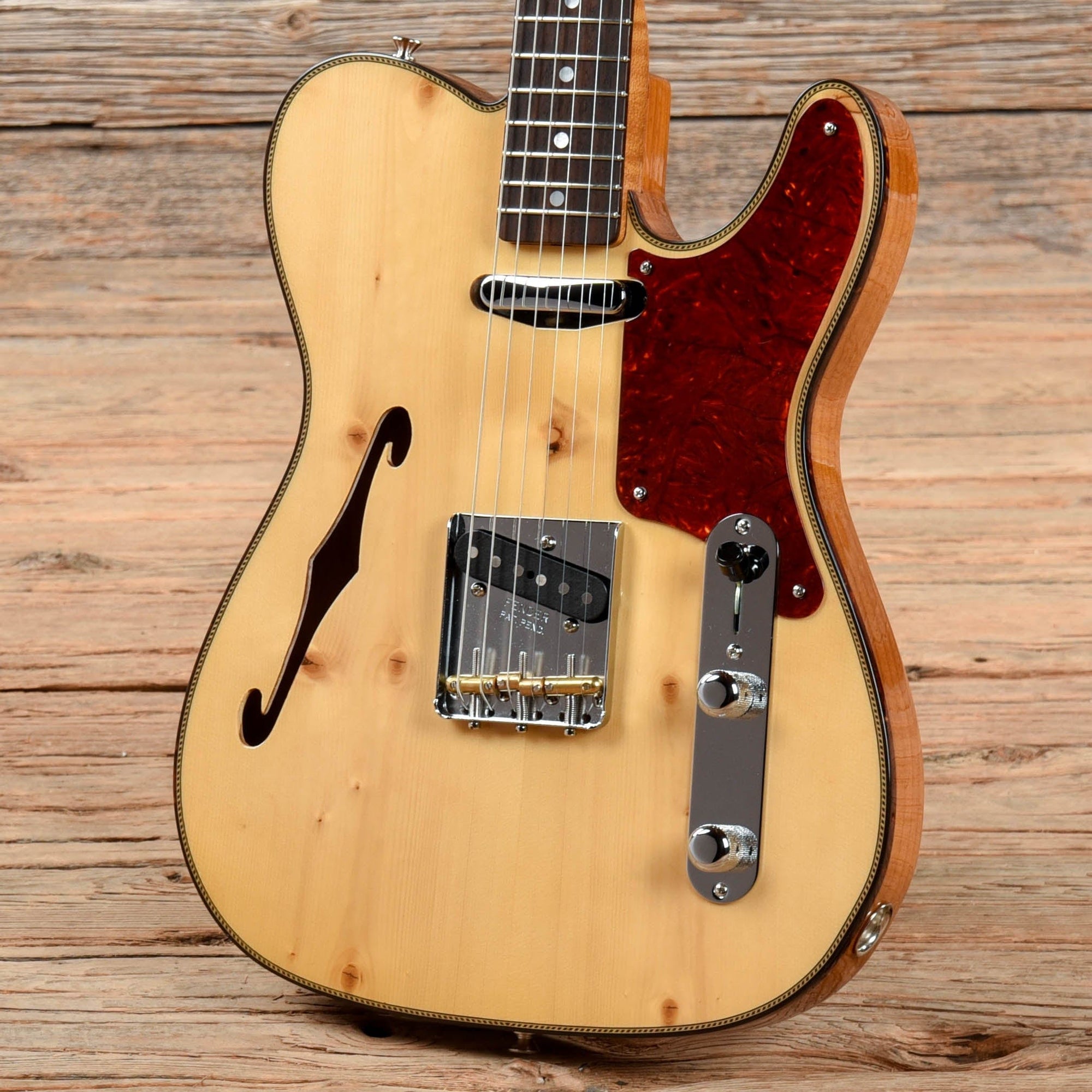 Fender Custom Shop Limited Edition Knotty Pine Tele Thinline NOS Natur ...