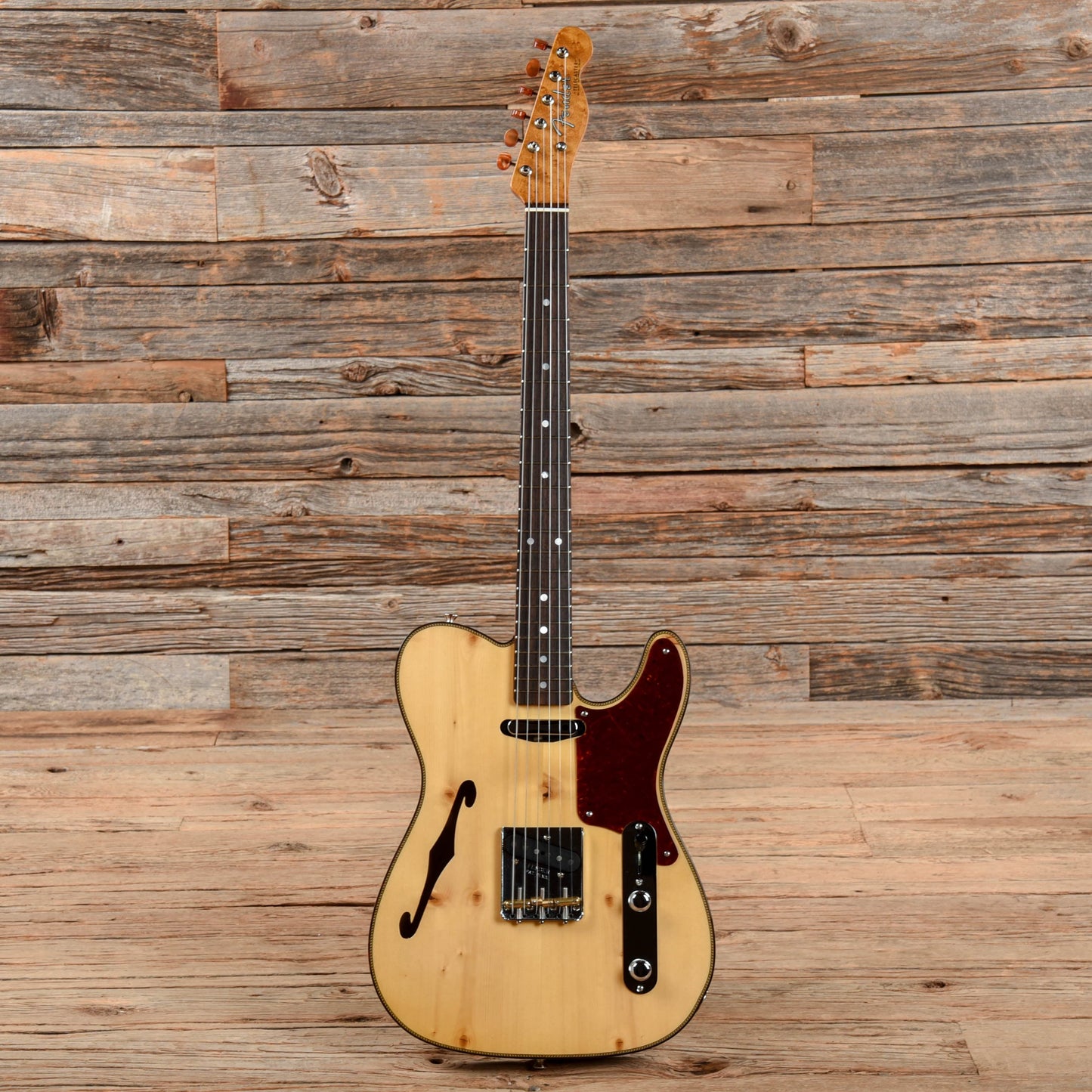 Fender Custom Shop Limited Edition Knotty Pine Tele Thinline NOS Natural 2021 Electric Guitars / Semi-Hollow