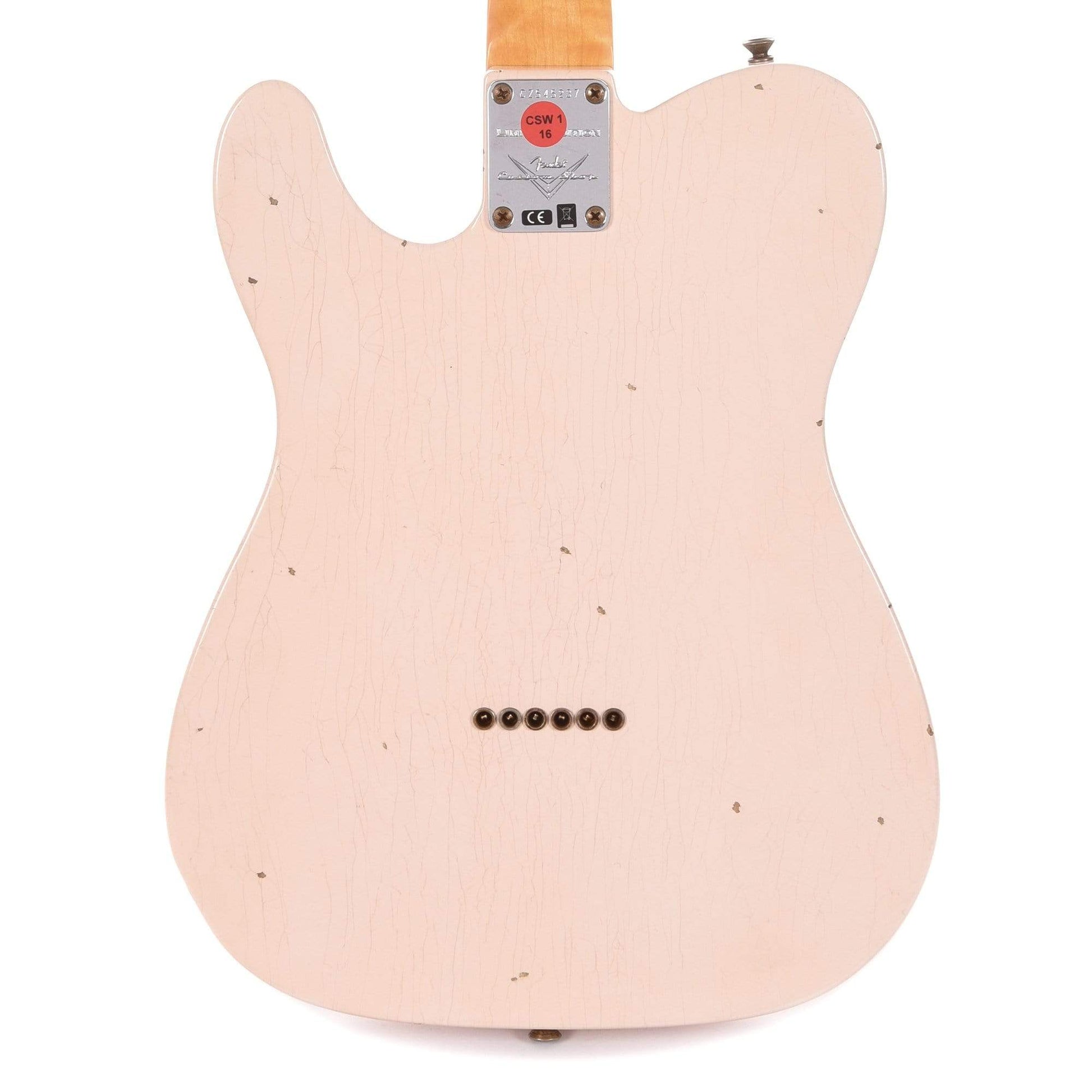 Fender Custom Shop NAMM Limited Edition '60s Telecaster Thinline Journeyman Relic Super Faded/Aged Shell Pink Electric Guitars / Semi-Hollow