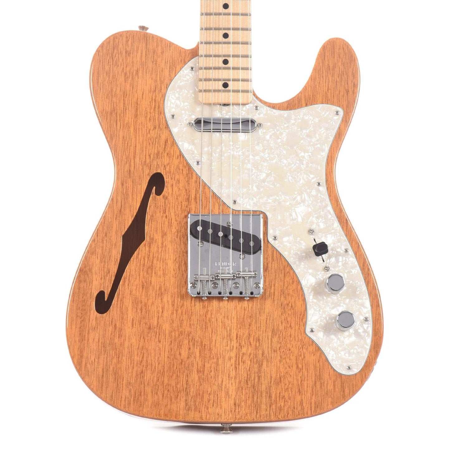 Fender Custom Shop Vintage Custom 1968 Telecaster Thinline Aged Natural Electric Guitars / Semi-Hollow