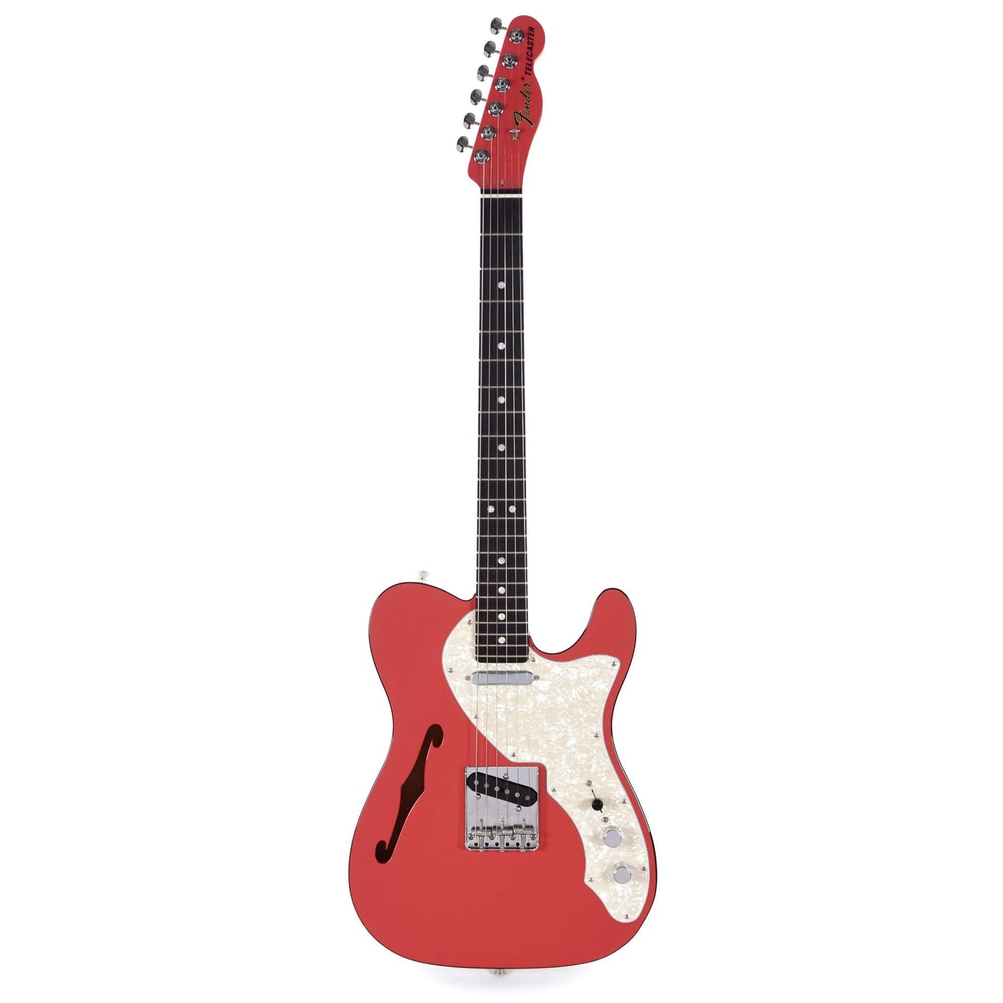 Fender Limited Edition Two-Tone Telecaster Fiesta Red Electric Guitars / Semi-Hollow