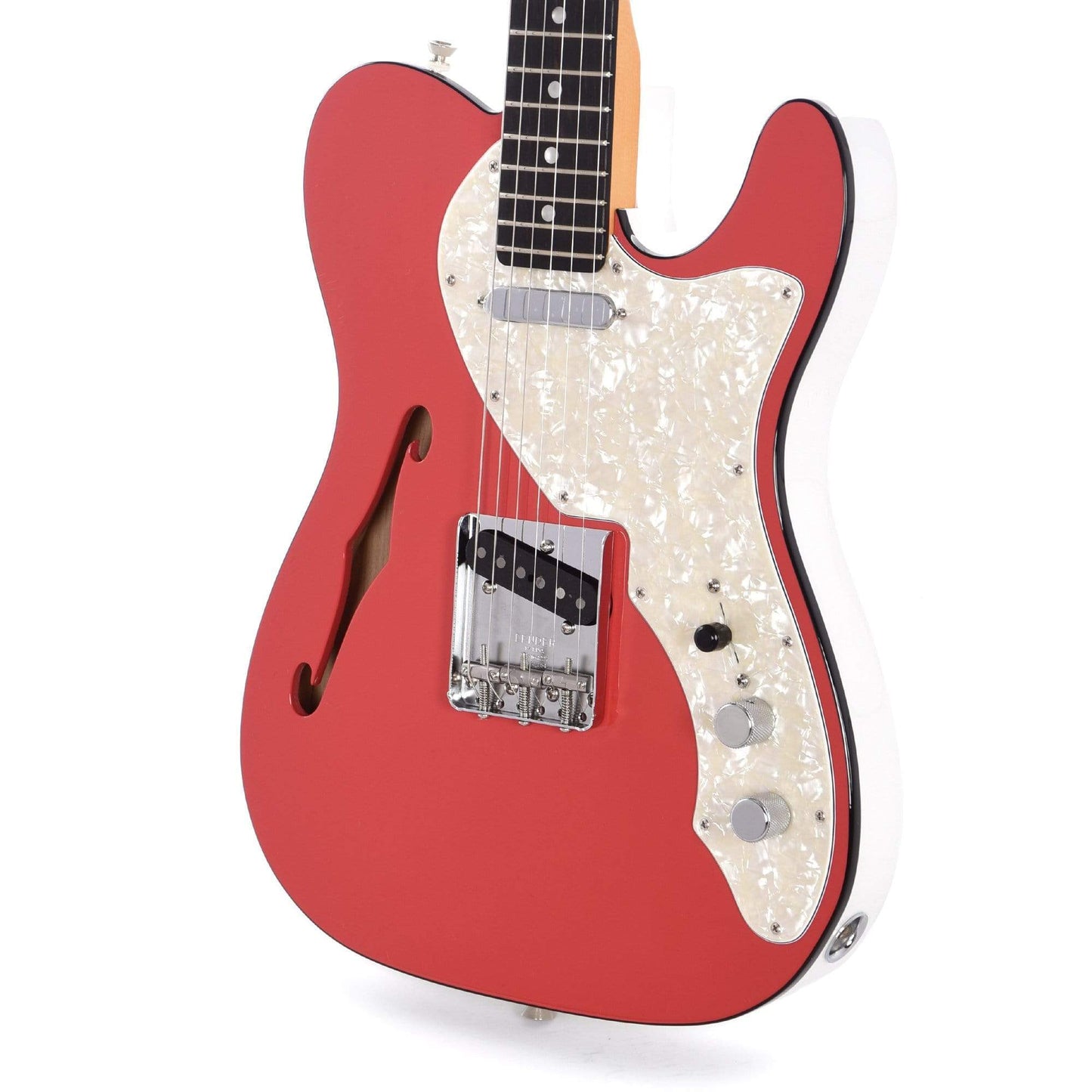 Fender Limited Edition Two-Tone Telecaster Fiesta Red Electric Guitars / Semi-Hollow