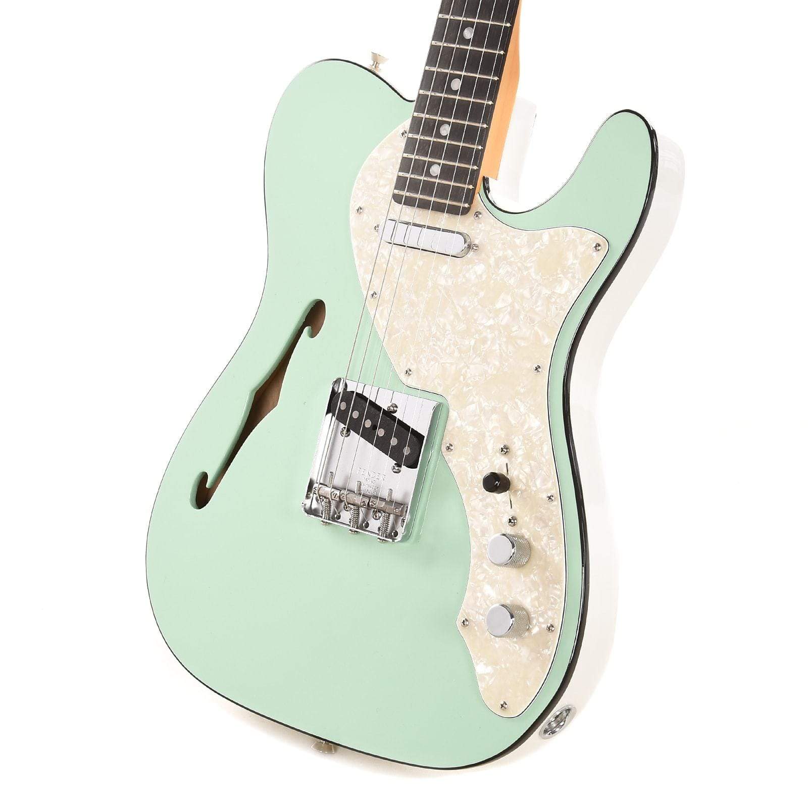 Fender Limited Edition Two-Tone Telecaster Sea Foam Green Electric Guitars / Semi-Hollow