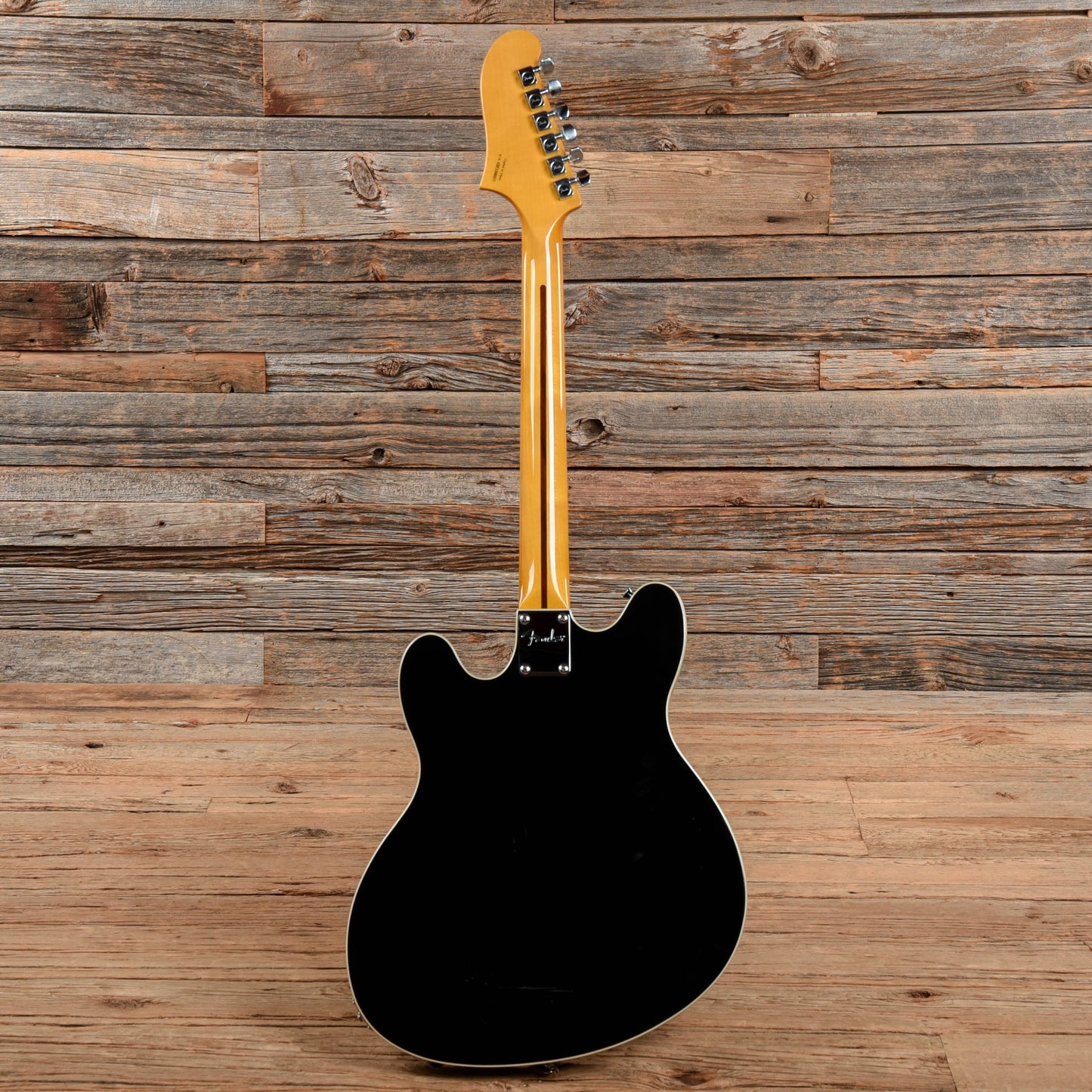 Fender Modern Player Starcaster Black 2014 Electric Guitars / Semi-Hollow