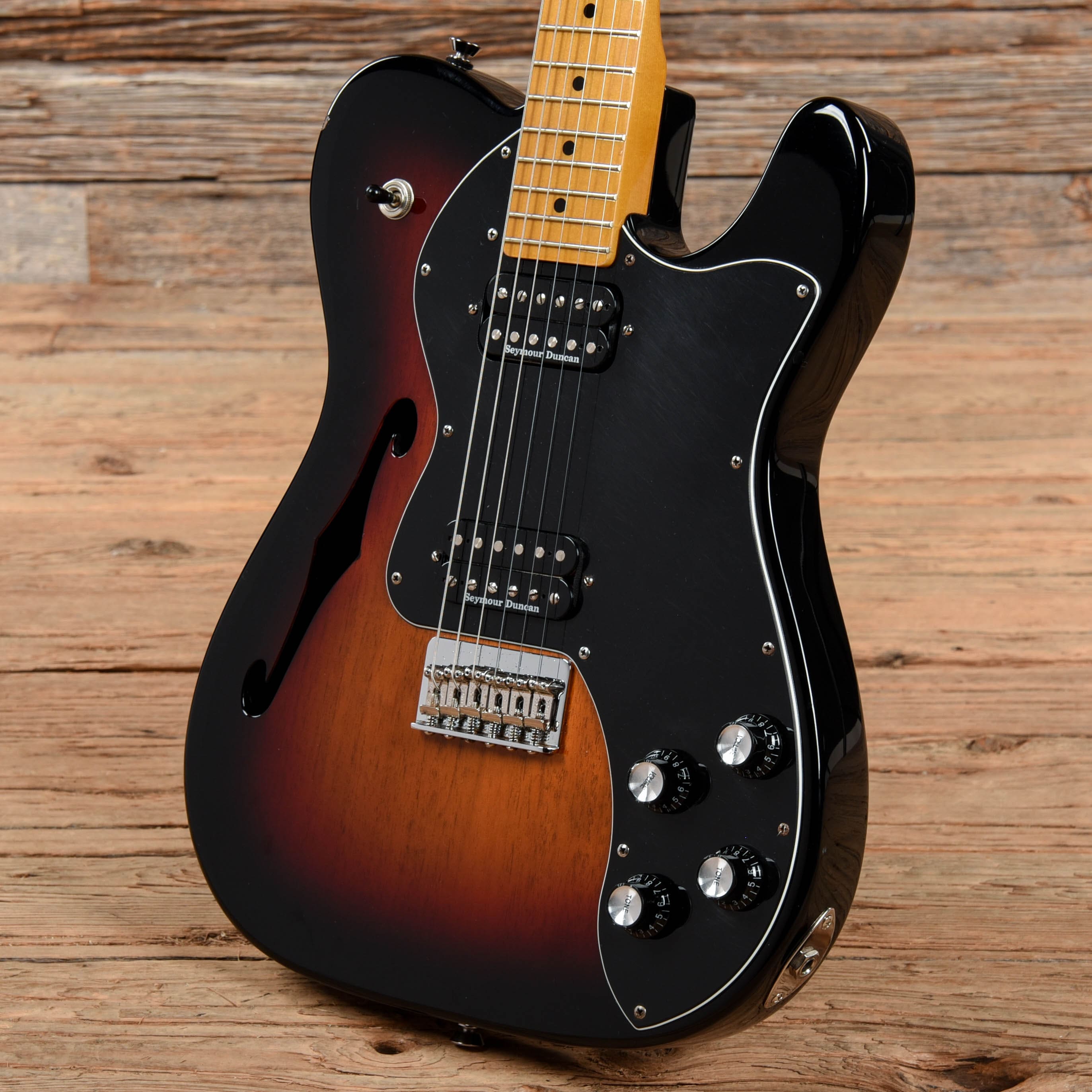 Fender Modern Player Telecaster Thinline Deluxe Sunburst 2013 