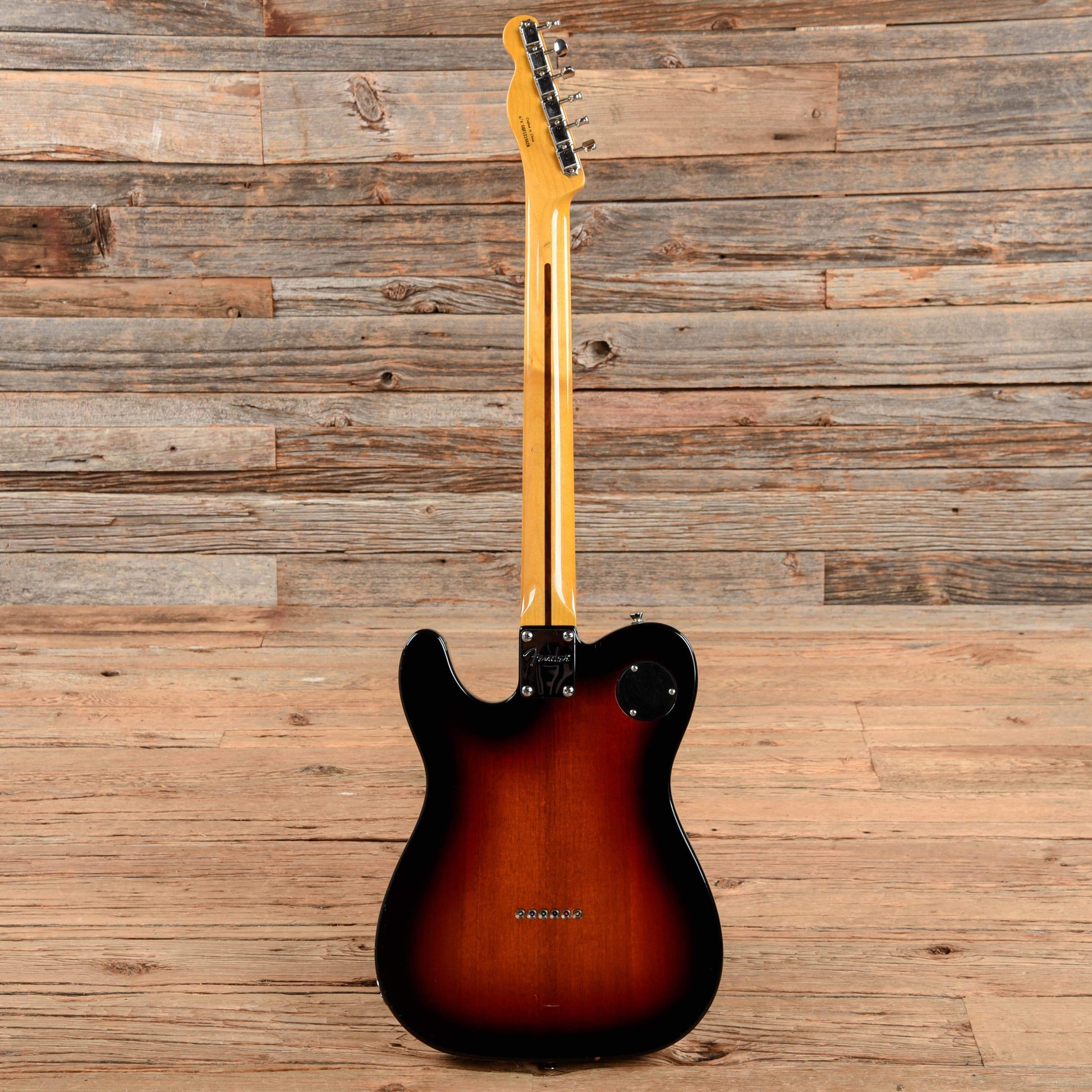 Fender Modern Player Telecaster Thinline Deluxe Sunburst Electric Guitars / Semi-Hollow