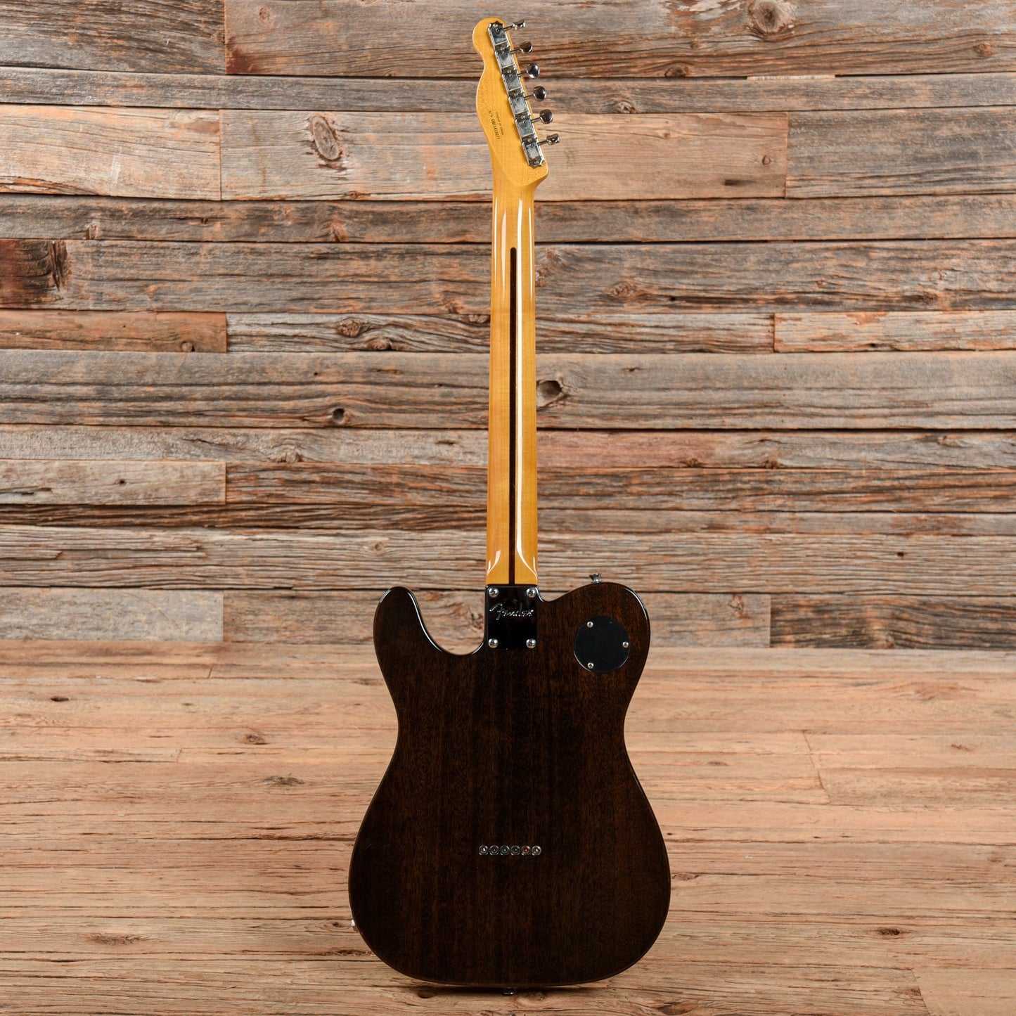 Fender Modern Player Telecaster Thinline Transparent Black 2015 Electric Guitars / Semi-Hollow