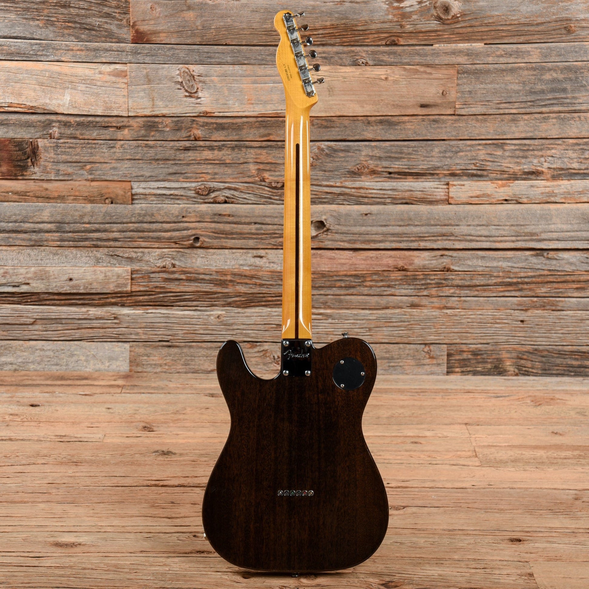 Fender Modern Player Telecaster Thinline Transparent Black 2015 Electric Guitars / Semi-Hollow