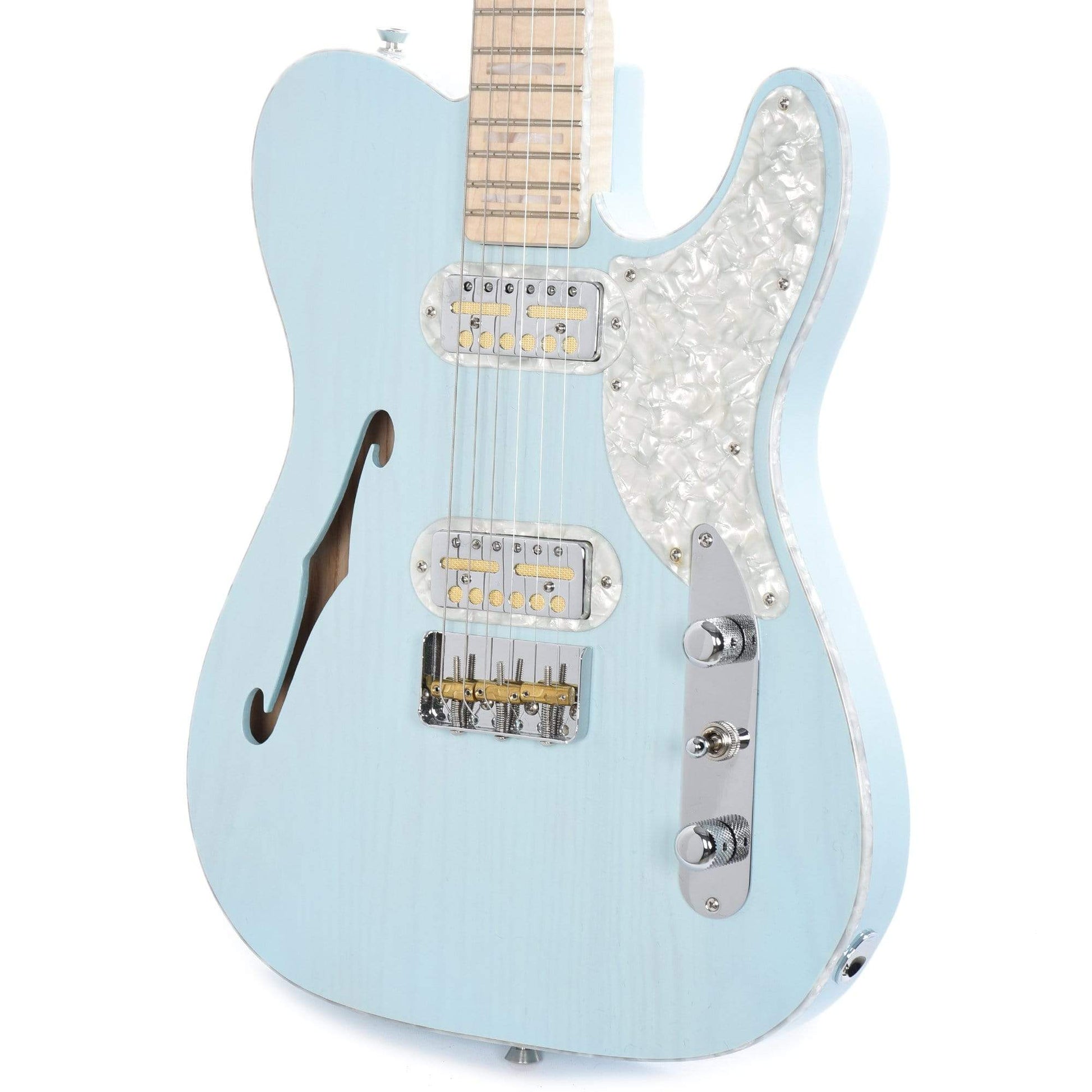 Fender Parallel Universe II Telecaster Magico Transparent Daphne Blue Electric Guitars / Semi-Hollow