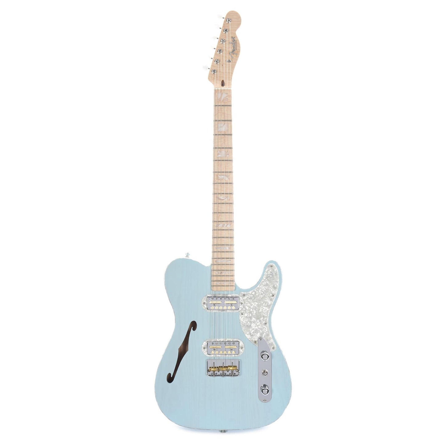 Fender Parallel Universe II Telecaster Magico Transparent Daphne Blue Electric Guitars / Semi-Hollow