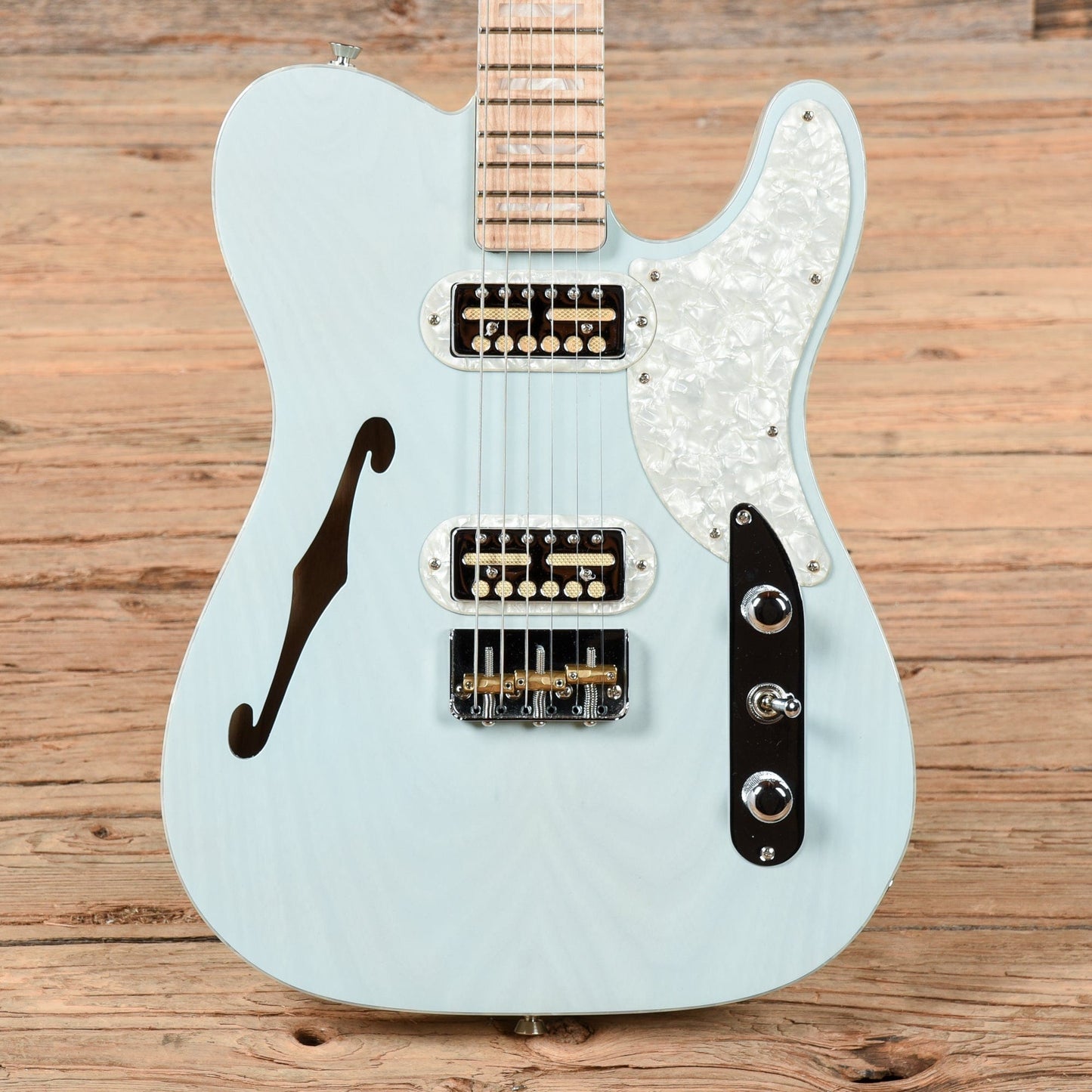 Fender Parallel Universe Volume II Telecaster Magico Transparent Daphne Blue Electric Guitars / Semi-Hollow