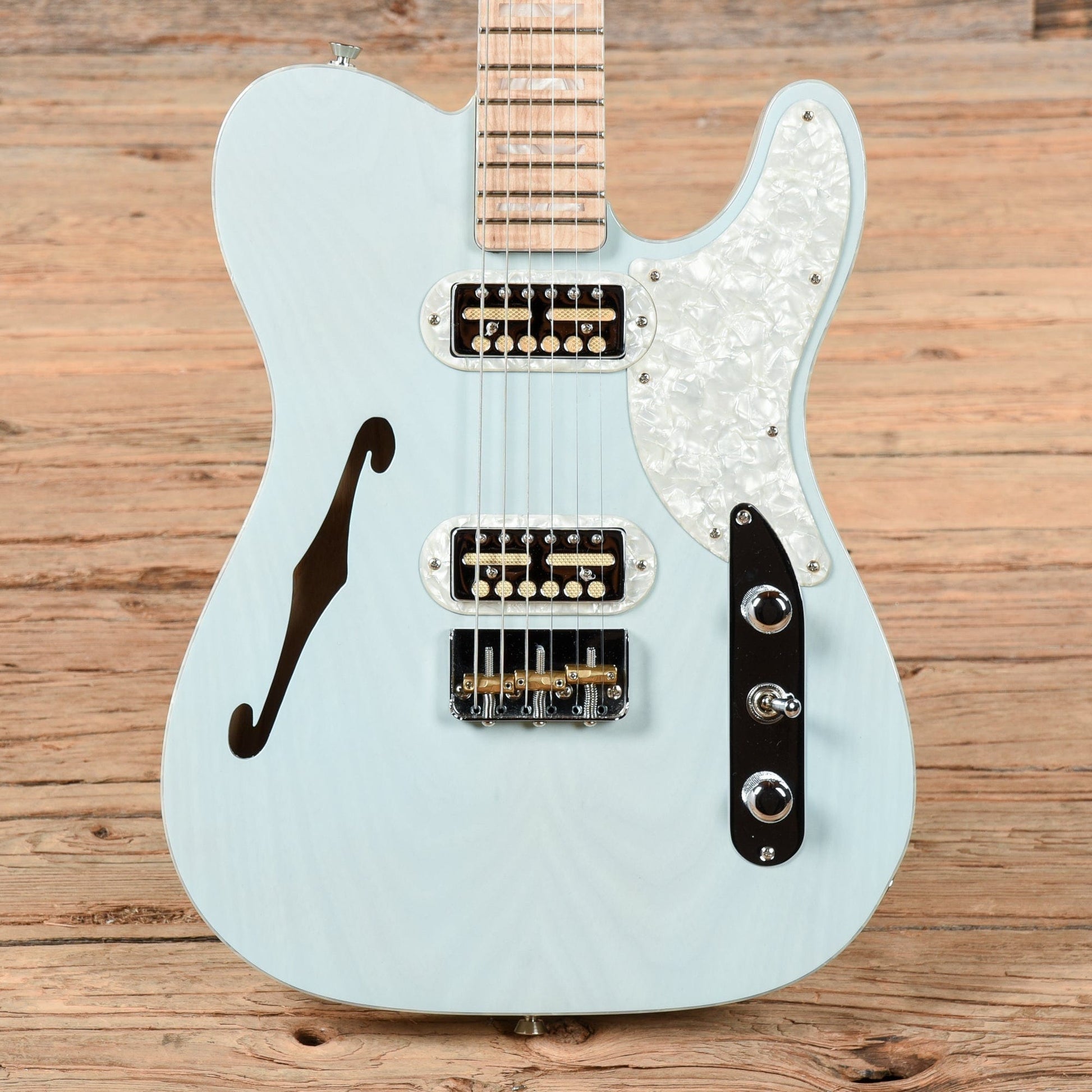 Fender Parallel Universe Volume II Telecaster Magico Transparent Daphne Blue Electric Guitars / Semi-Hollow