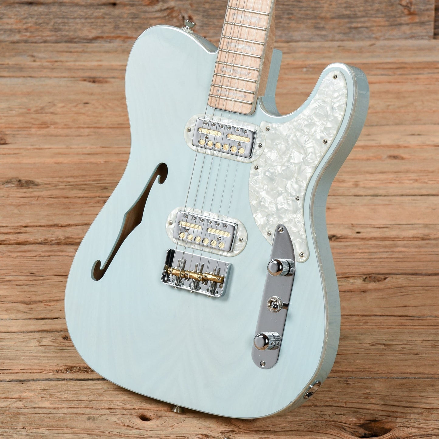 Fender Parallel Universe Volume II Telecaster Magico Transparent Daphne Blue Electric Guitars / Semi-Hollow