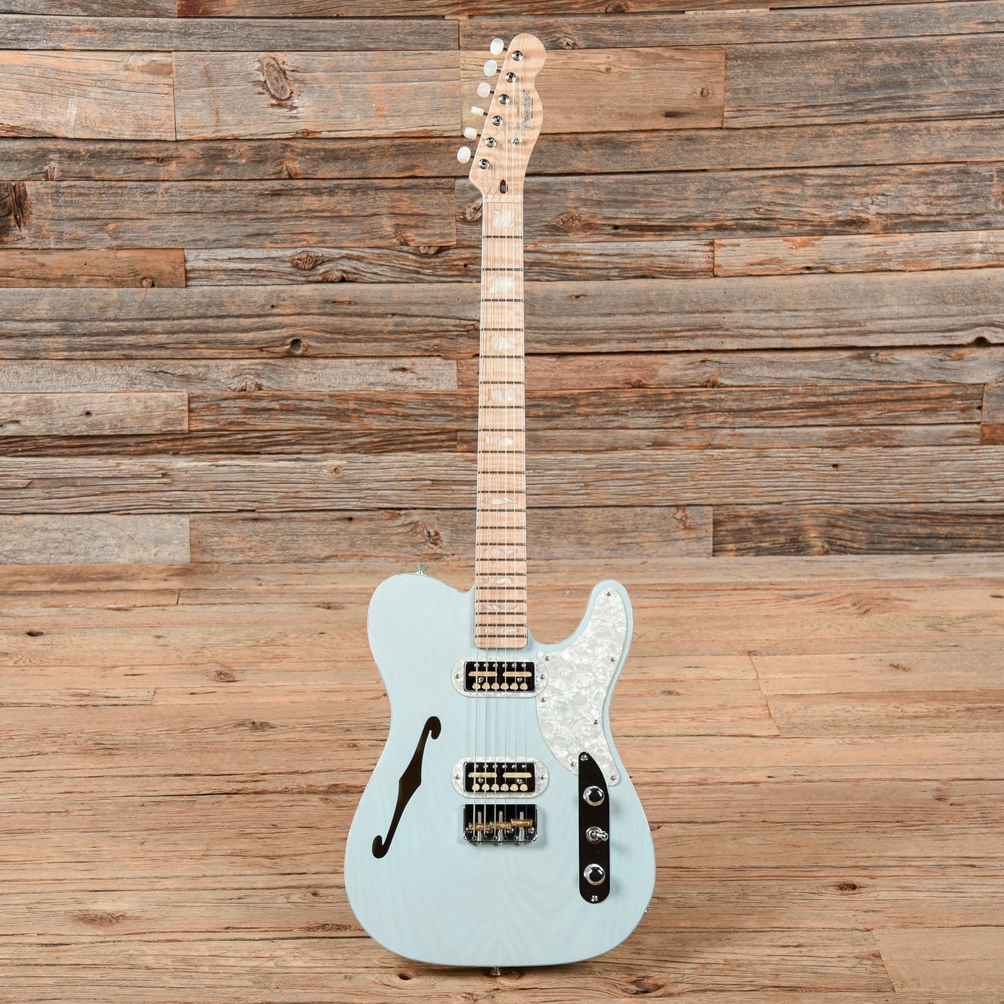 Fender Parallel Universe Volume II Telecaster Magico Transparent Daphne Blue Electric Guitars / Semi-Hollow