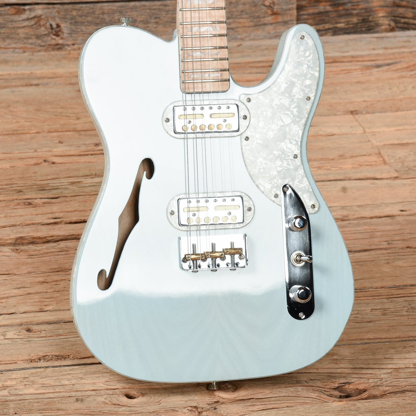 Fender Parallel Universe Volume II Telecaster Magico Transparent Daphne Blue Electric Guitars / Semi-Hollow