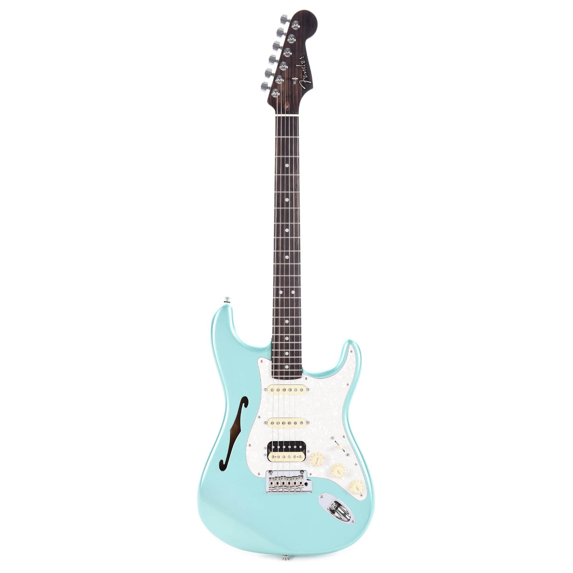 Fender Rarities Series Thinline Stratocaster Mystic Seafoam Green USED Electric Guitars / Semi-Hollow