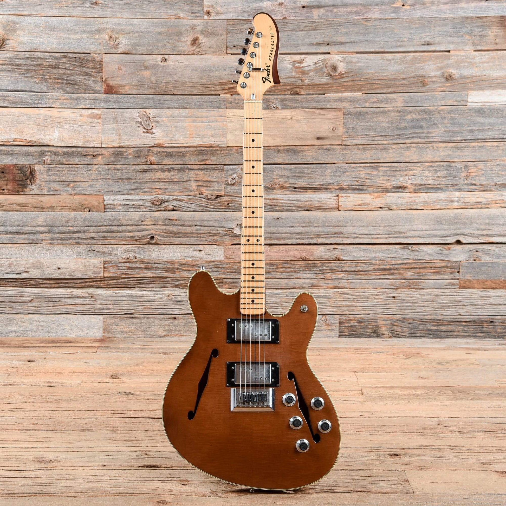 Fender Starcaster Mocha 1976 Electric Guitars / Semi-Hollow