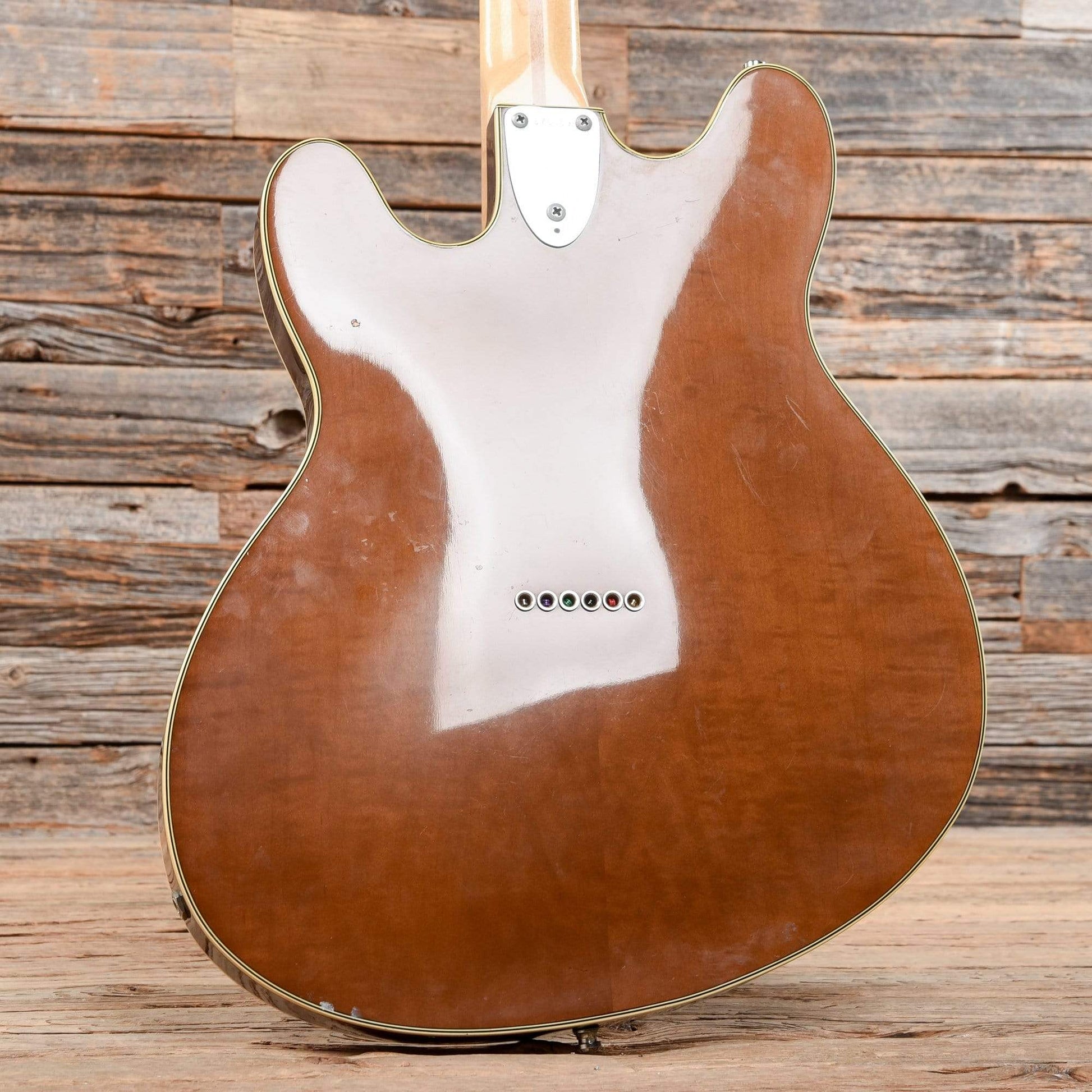 Fender Starcaster Mocha 1976 Electric Guitars / Semi-Hollow