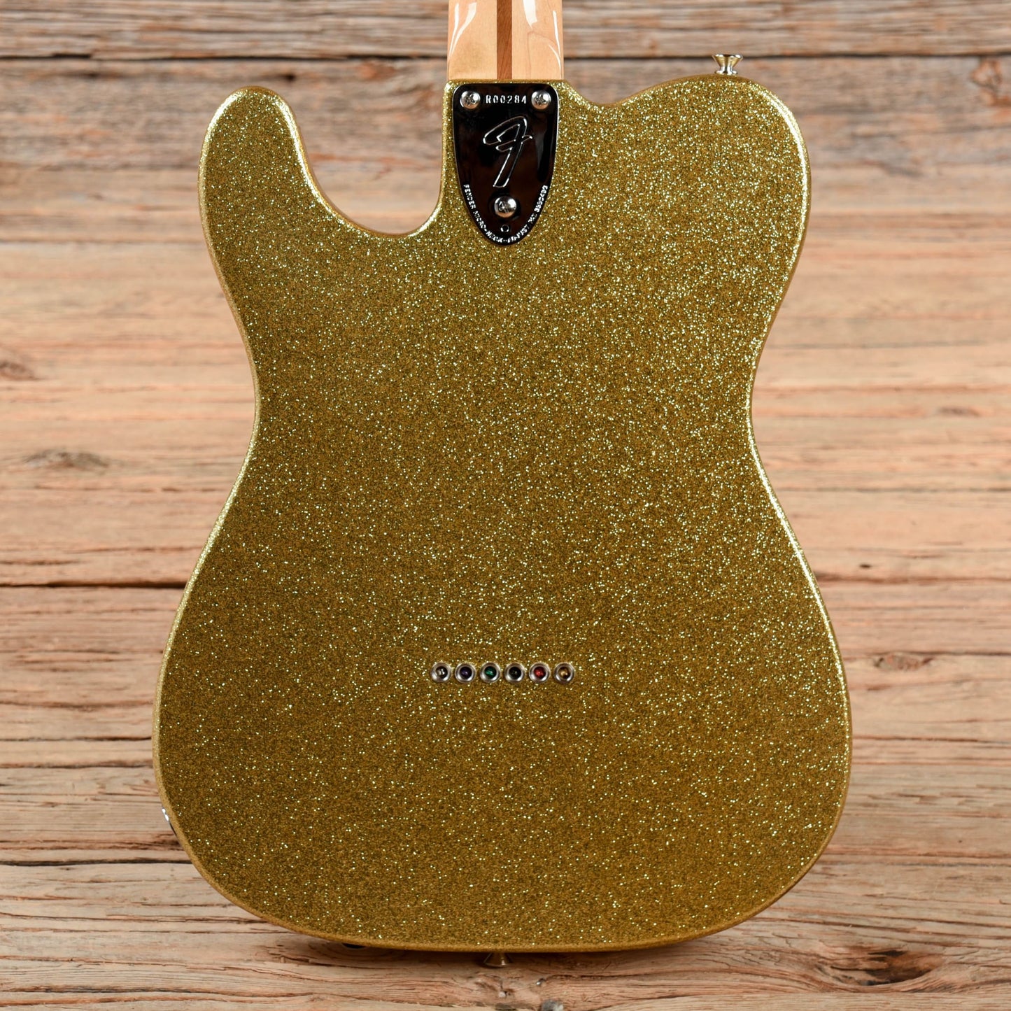 Fender Telecaster Thinline Gold Sparkle Refin 1972 Electric Guitars / Semi-Hollow