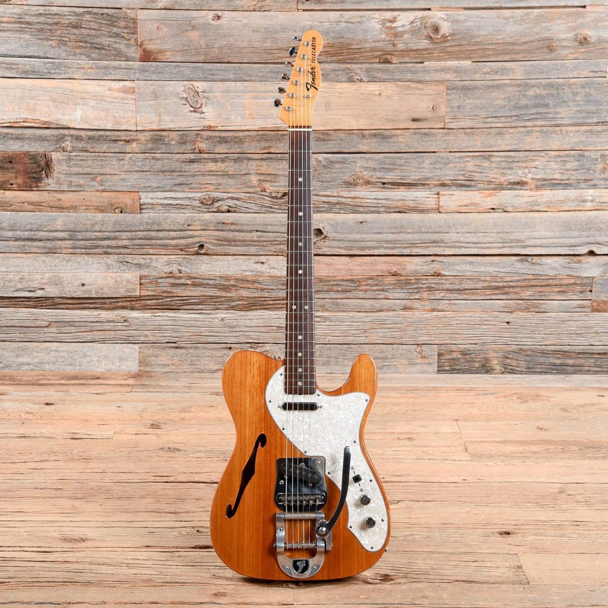 Fender Telecaster Thinline Mahogany 1968 Electric Guitars / Semi-Hollow