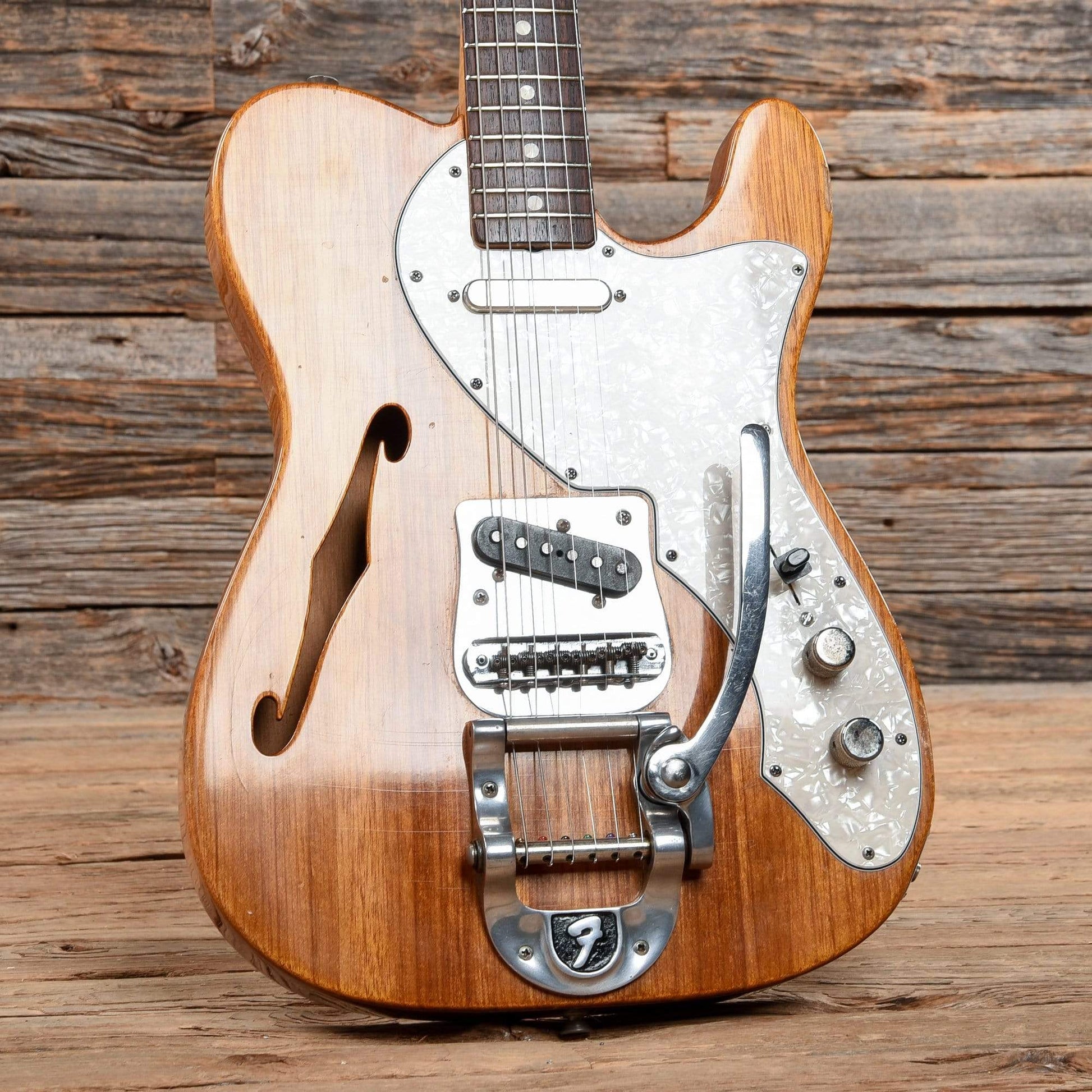 Fender Telecaster Thinline Mahogany 1968 Electric Guitars / Semi-Hollow