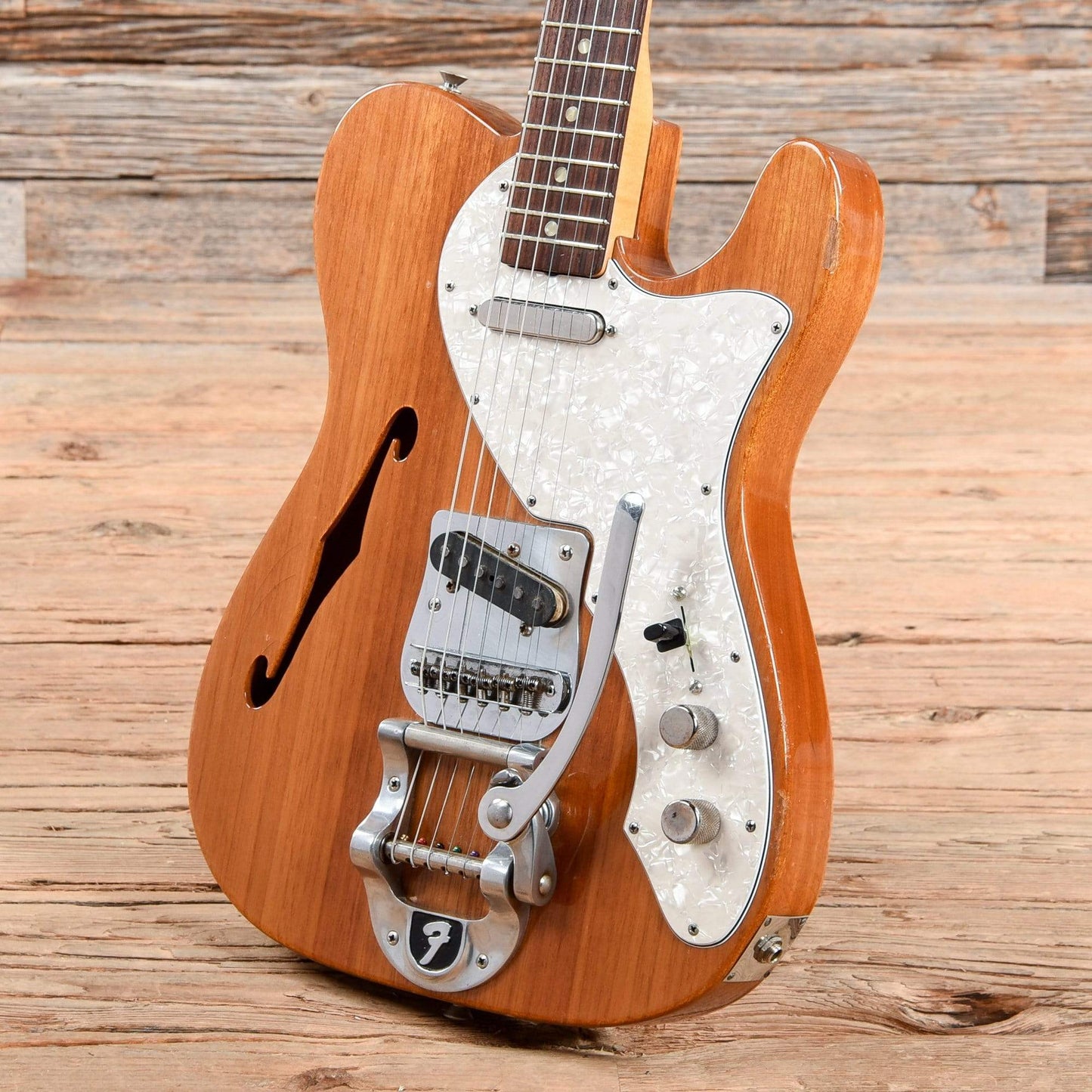 Fender Telecaster Thinline Mahogany 1968 Electric Guitars / Semi-Hollow