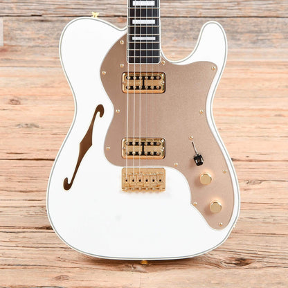 Fender Telecaster Thinline Super Deluxe Olympic White 2015 Electric Guitars / Semi-Hollow