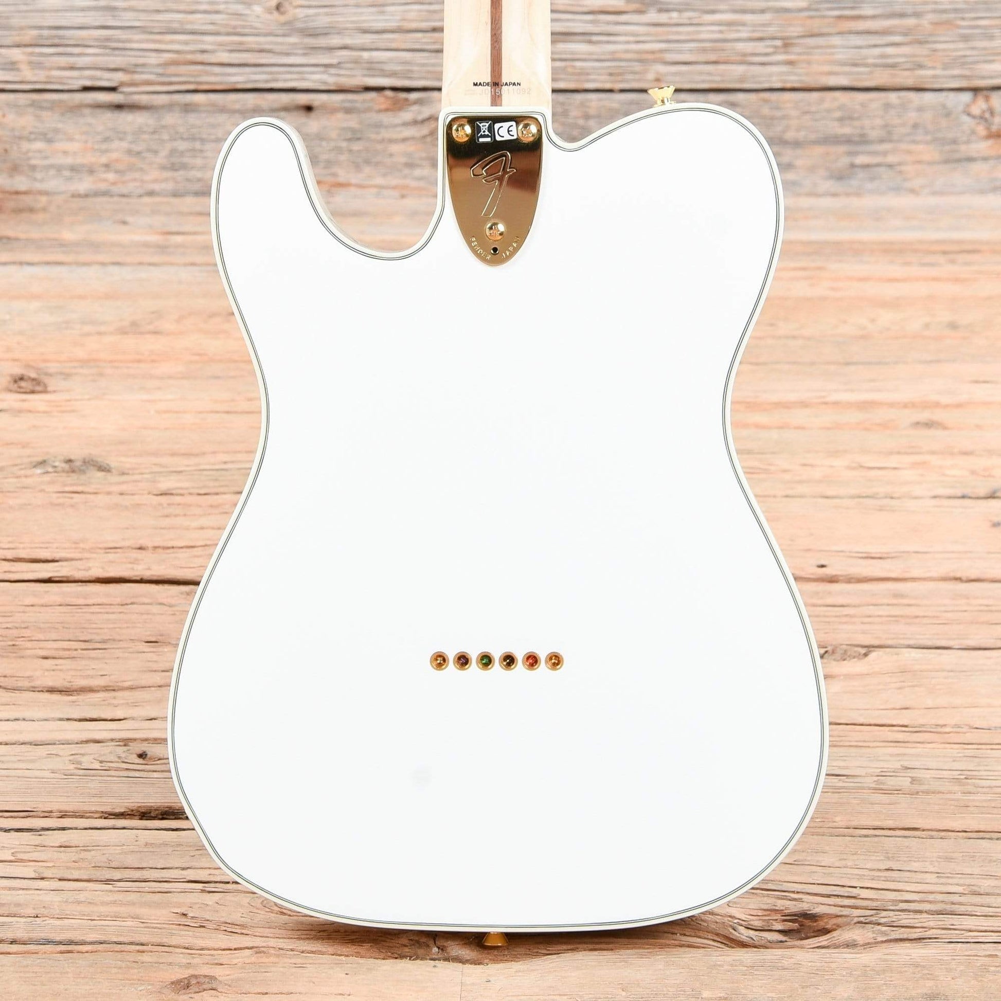 Fender Telecaster Thinline Super Deluxe Olympic White 2015 Electric Guitars / Semi-Hollow