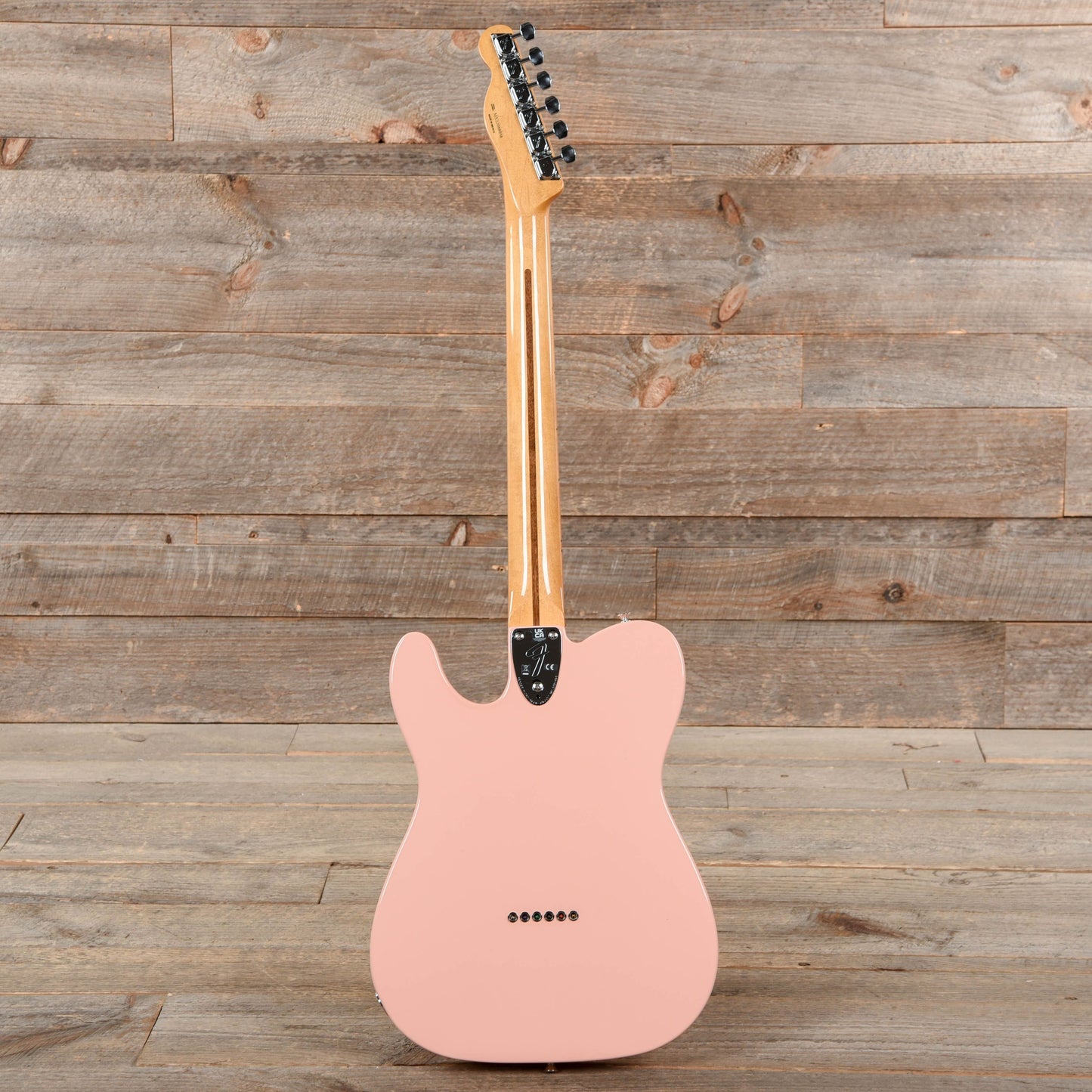 Fender Vintera '70s Telecaster Thinline Shell Pink w/4-Ply Aged Pearl Pickguard Electric Guitars / Semi-Hollow