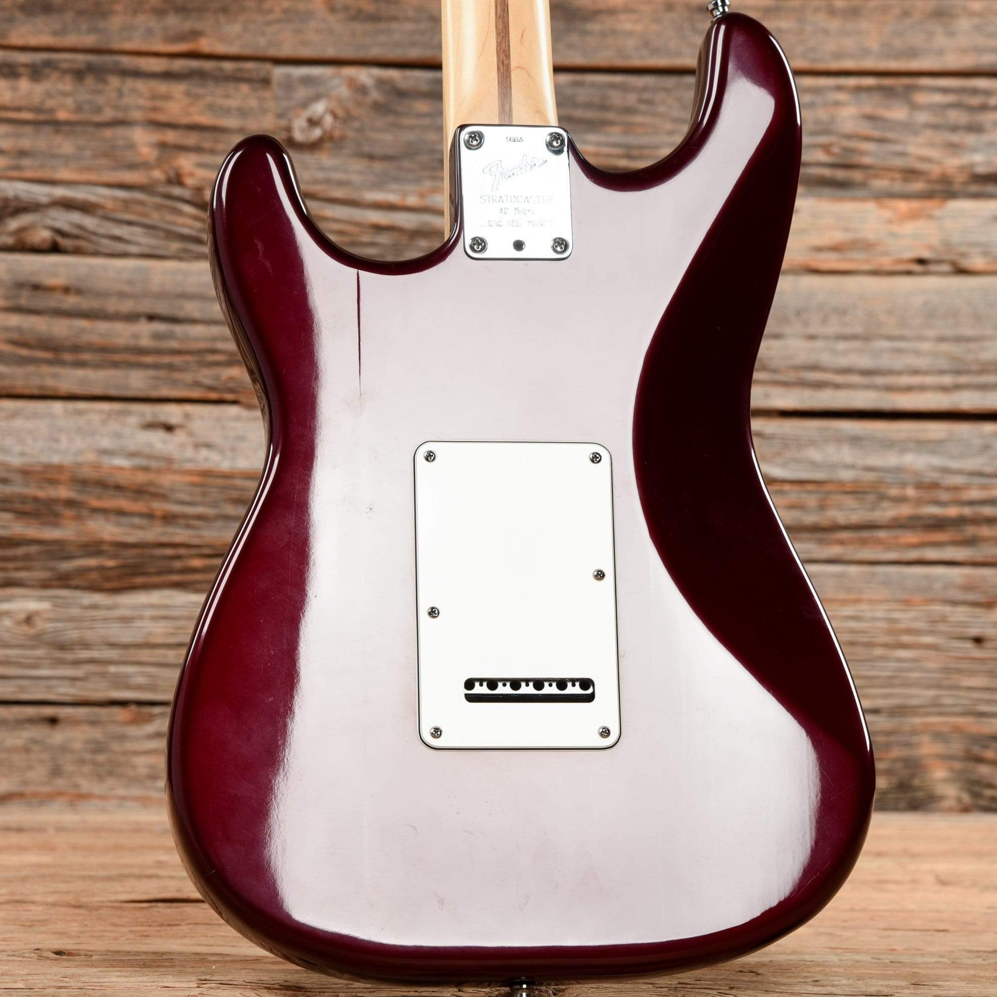 Fender 40th Anniversary American Standard Stratocaster Midnight Wine 1 –  Chicago Music Exchange