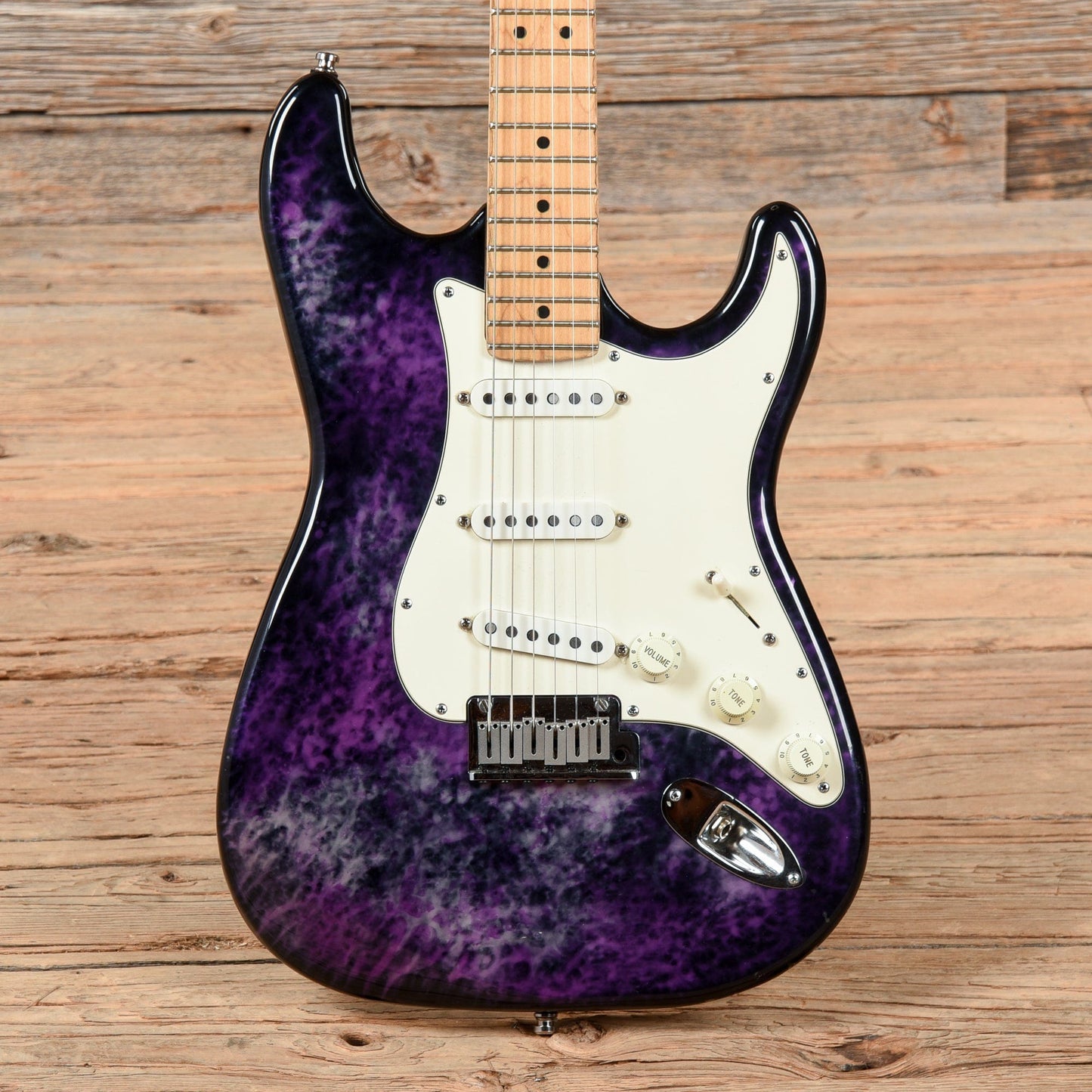 Fender 40th Anniversary American Standard Stratocaster with Hollow Aluminum Body Purple Marble 1994 Electric Guitars / Solid Body